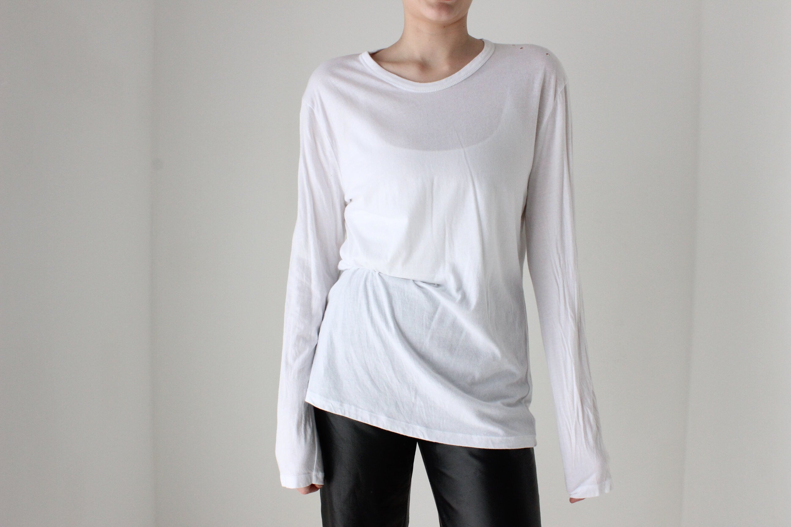 BALLETCORE T by Alexander Wang Thin Cotton Long Sleeve