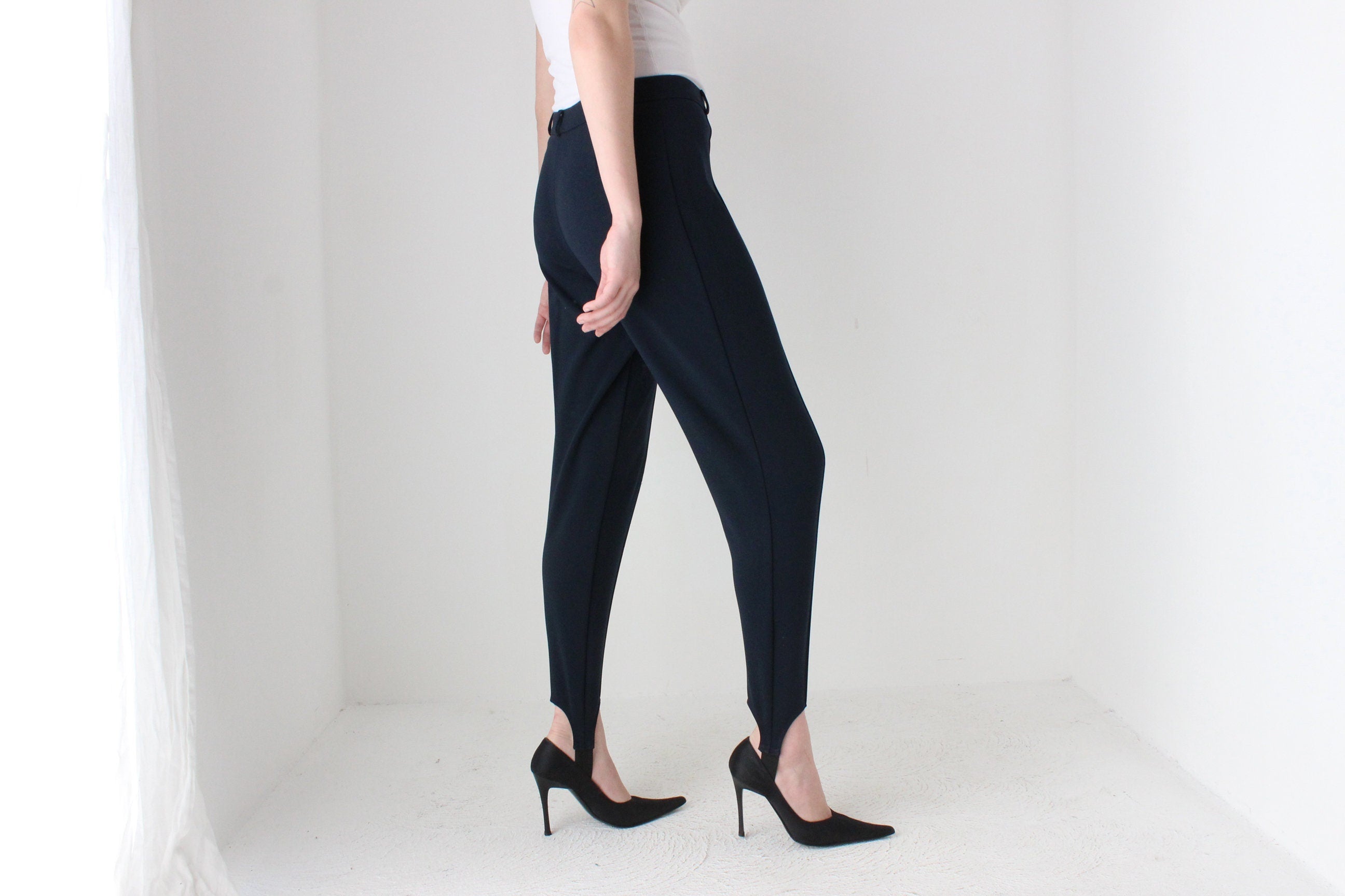 BALLETCORE 80s Dupont Nylon Stirrup Pants