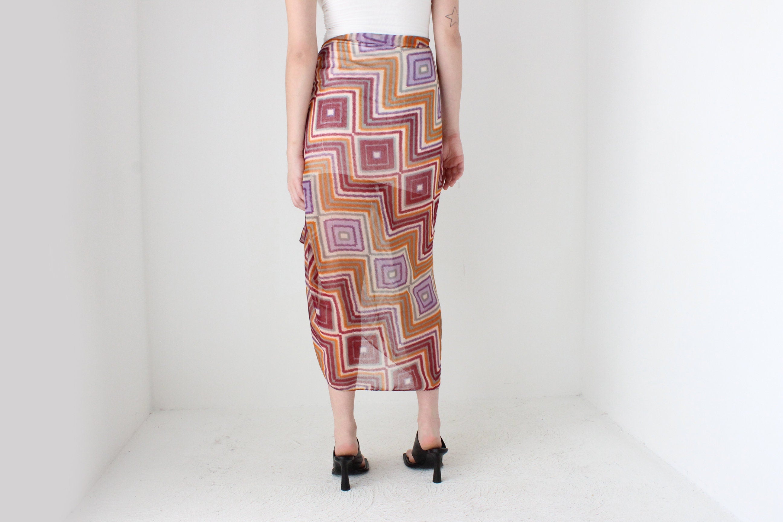 Printed Gauze Sarong / Skirt