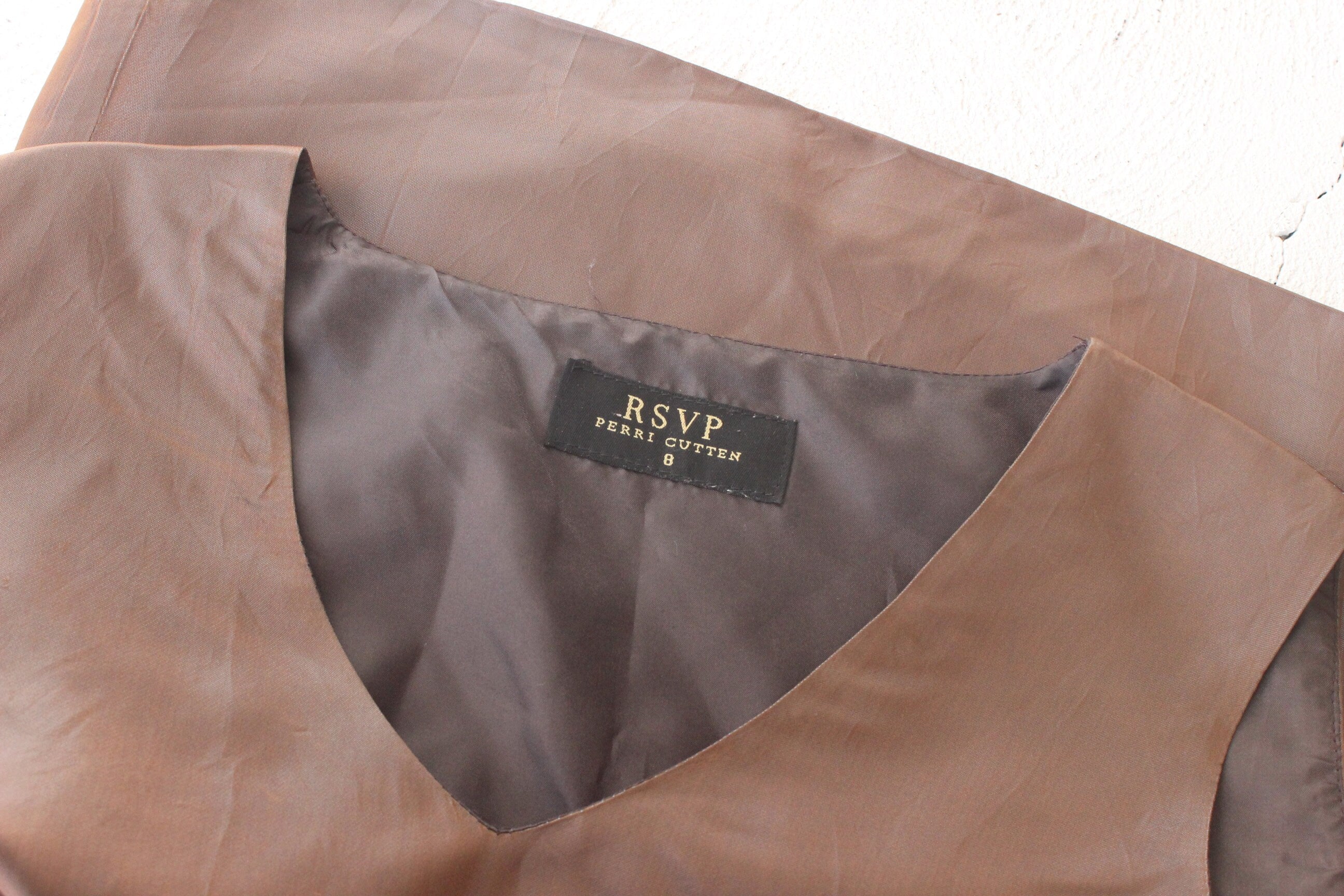 Hot 90s Metallic Fitted Party Top ~ Prada Vibes