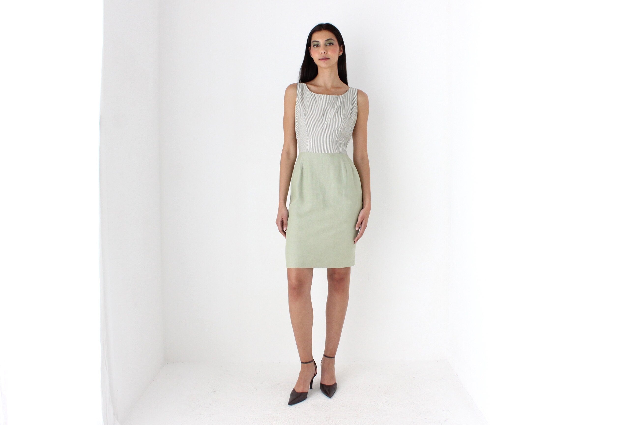 50s Cotton Two Piece Matching Set - Dress & Bolero