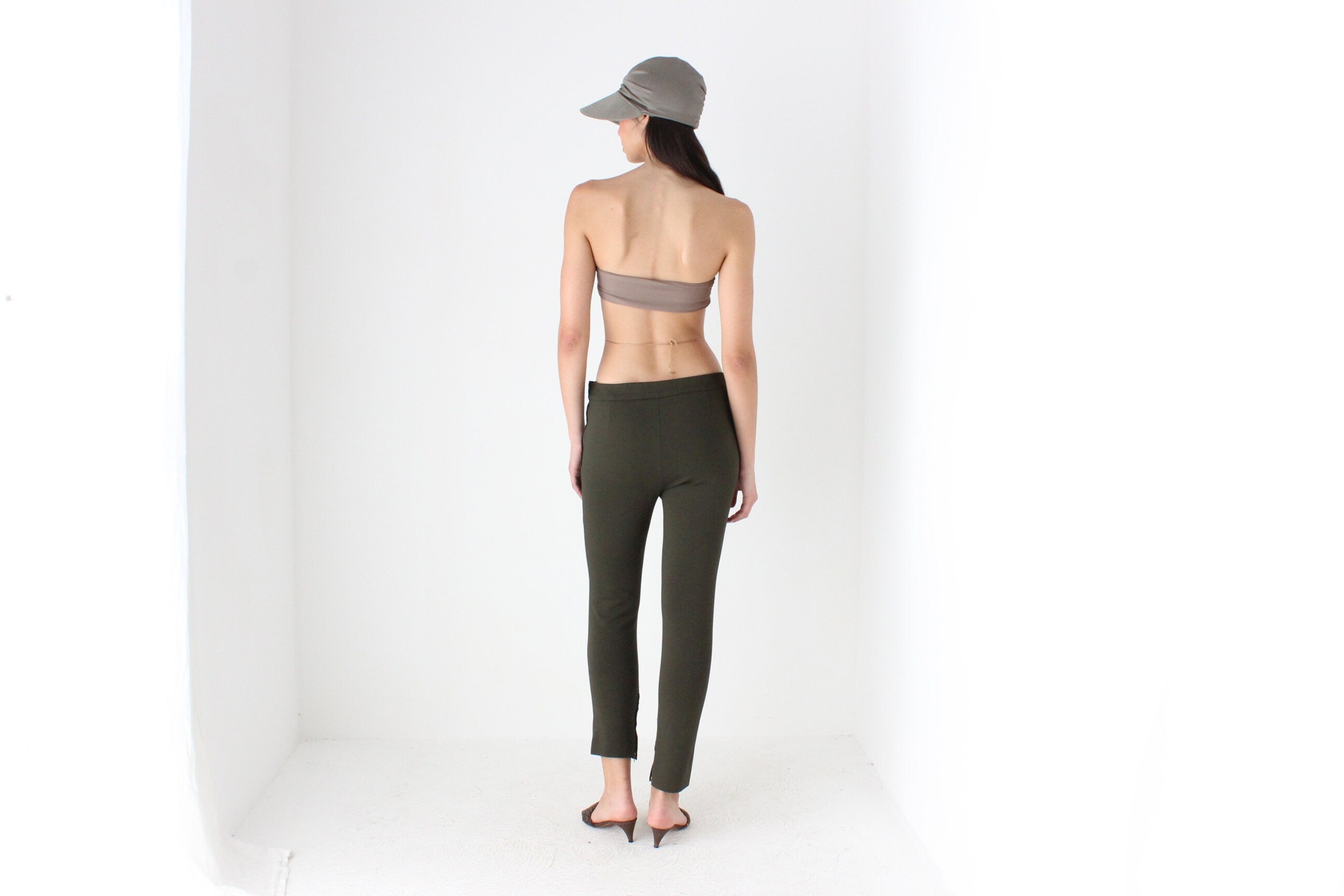 Funky 2000s Lycra Ruched Head Wrap / Visor