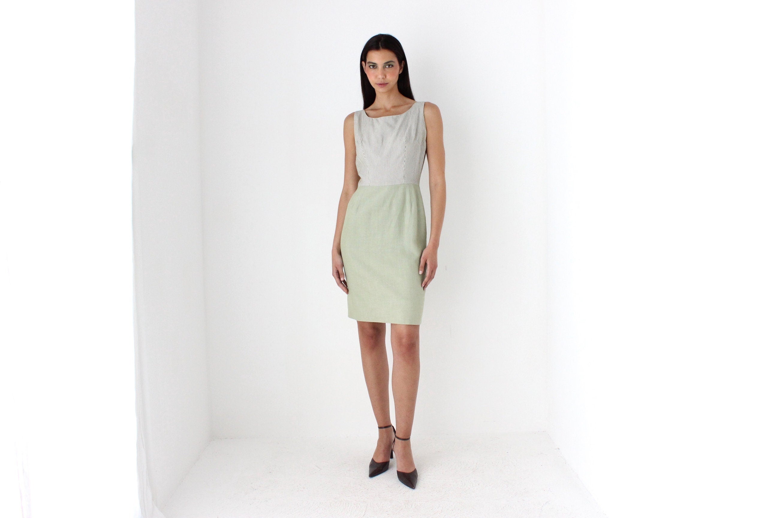 50s Cotton Two Piece Matching Set - Dress & Bolero