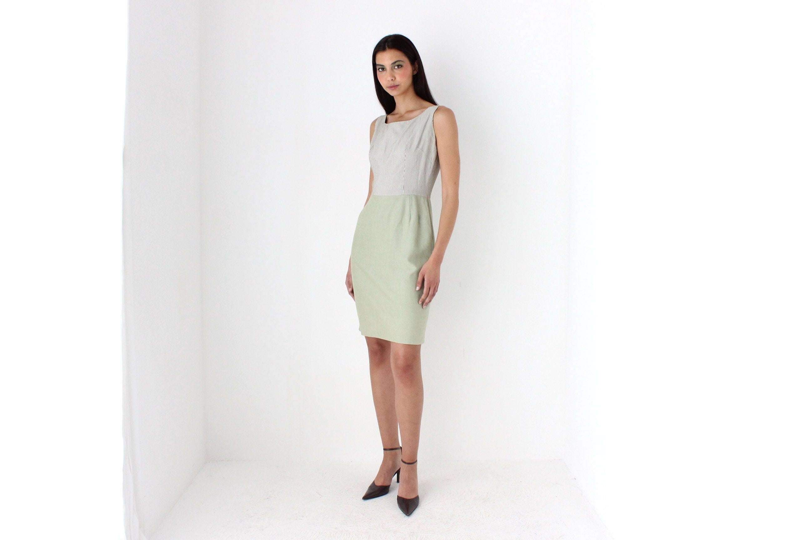 50s Cotton Two Piece Matching Set - Dress & Bolero