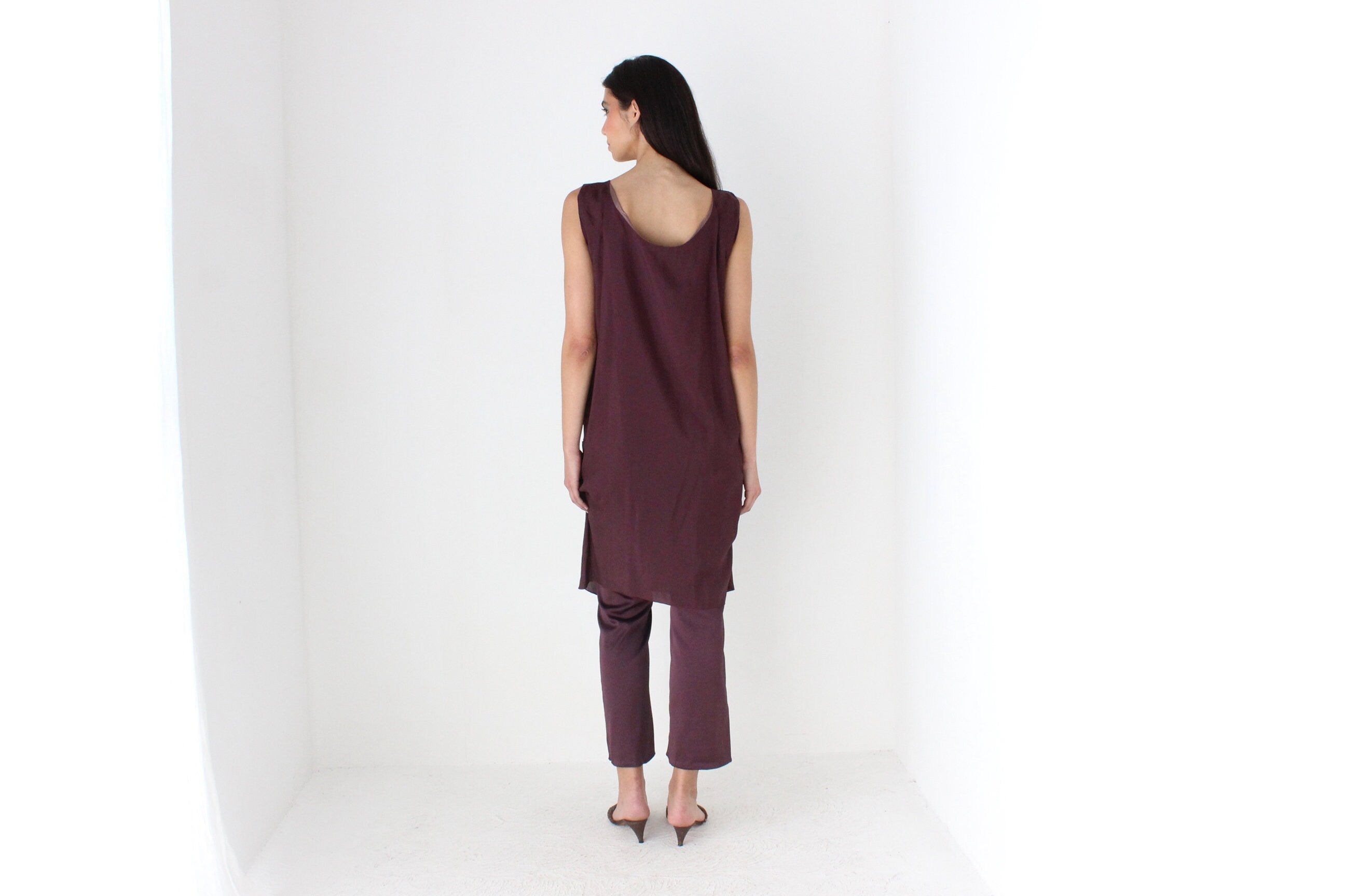 2000s MARNI Gathered Texture Cocoon Dress