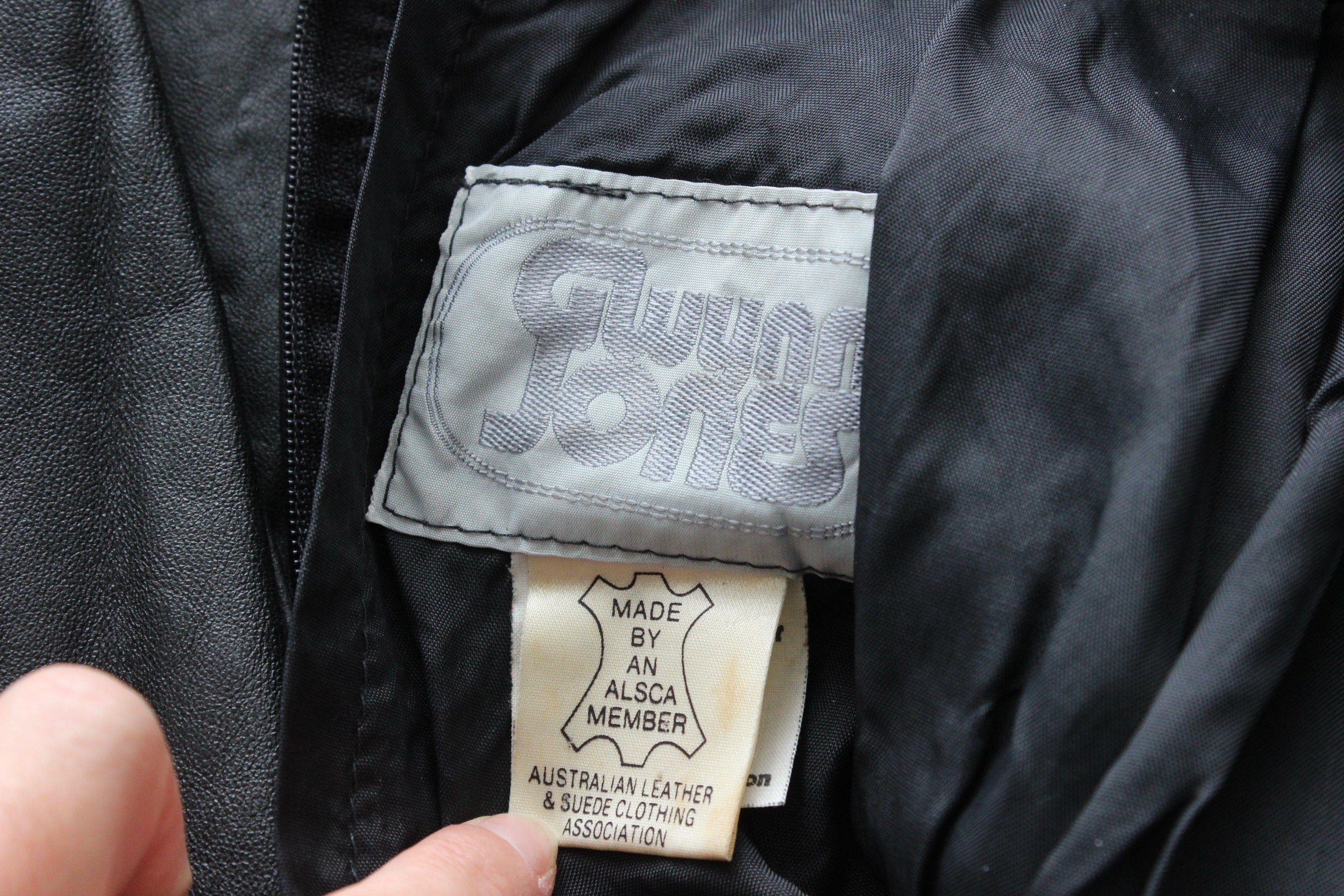 80s Black LEATHER High Waist Full Midi Skirt