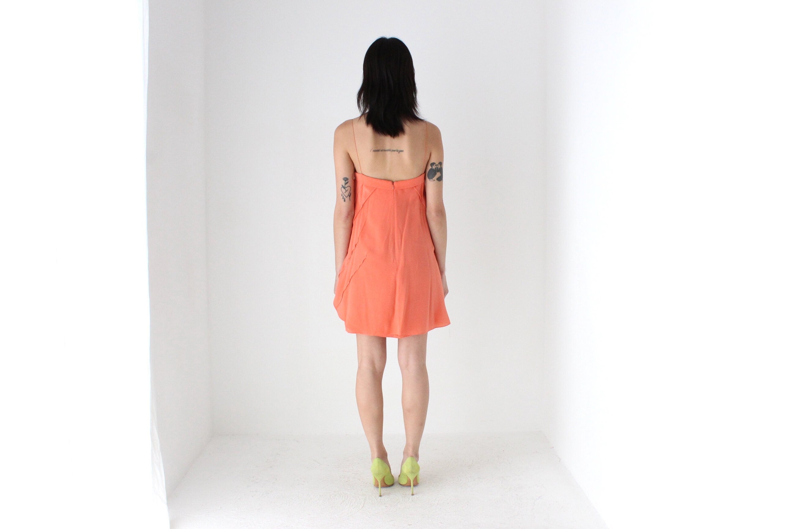 2000s ROBERT RODRIGUEZ Silk 3D Ruffle Rosette Mini / Top