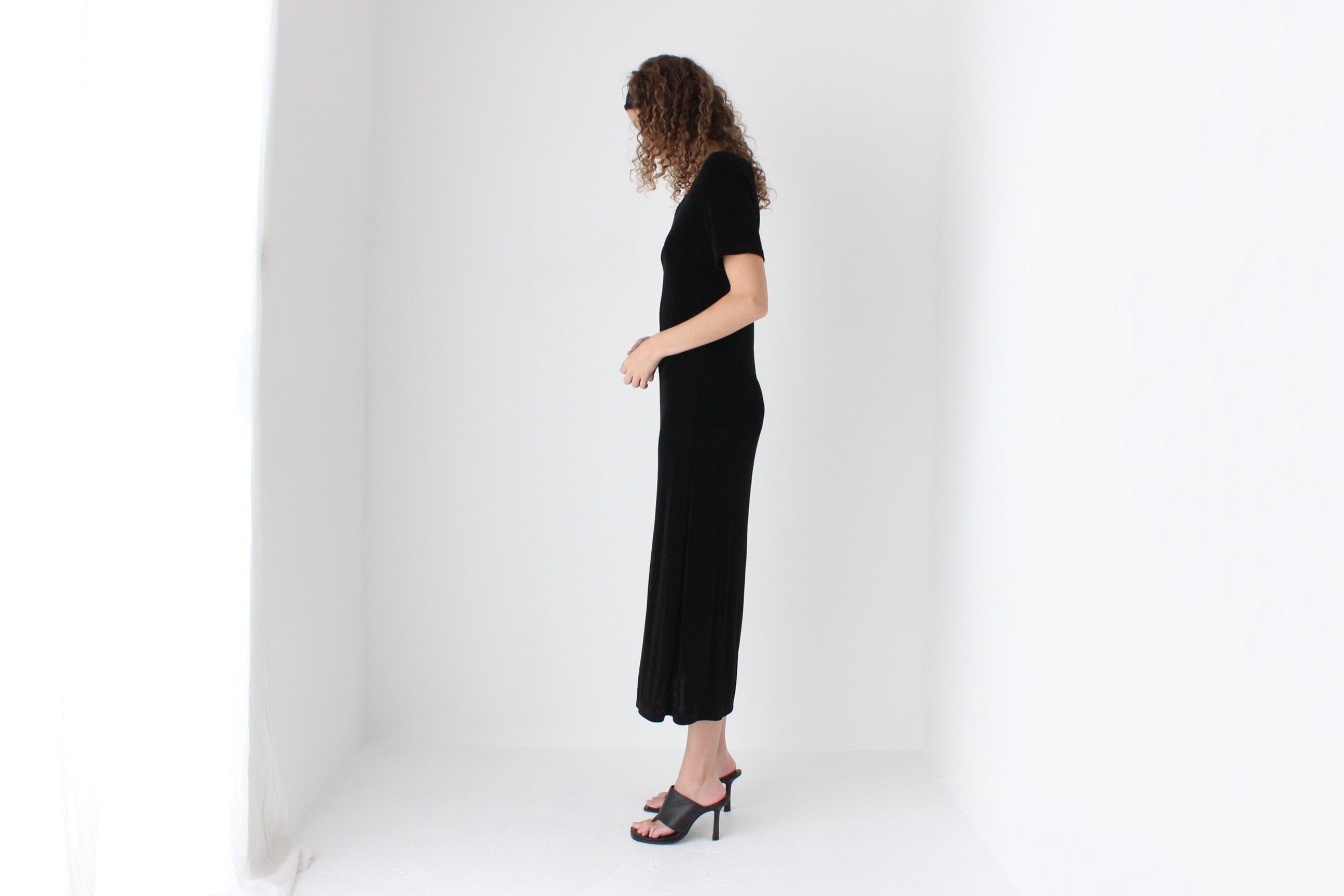 90s Slinky Relaxed Tee Dress