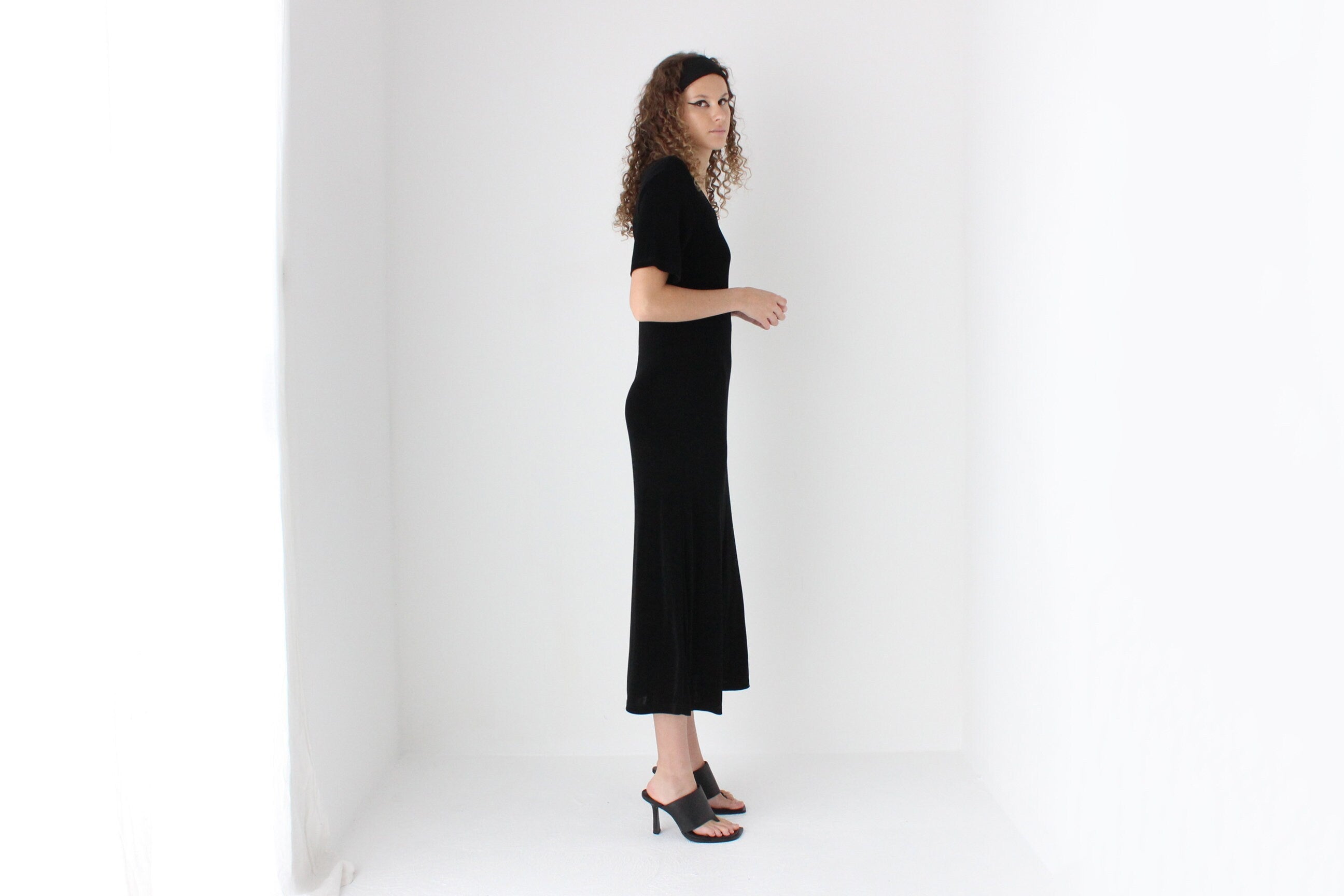 90s Slinky Relaxed Tee Dress
