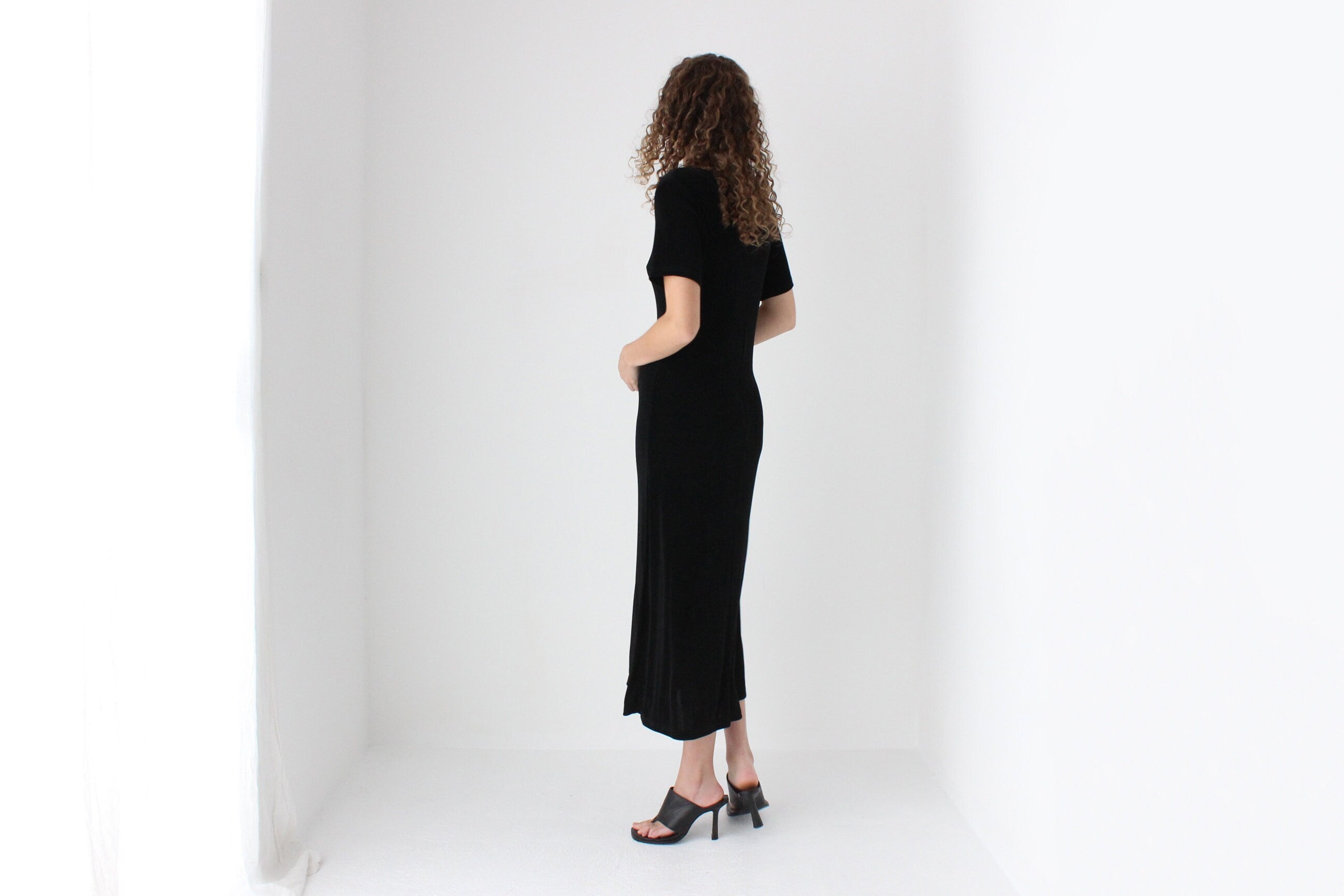 90s Slinky Relaxed Tee Dress