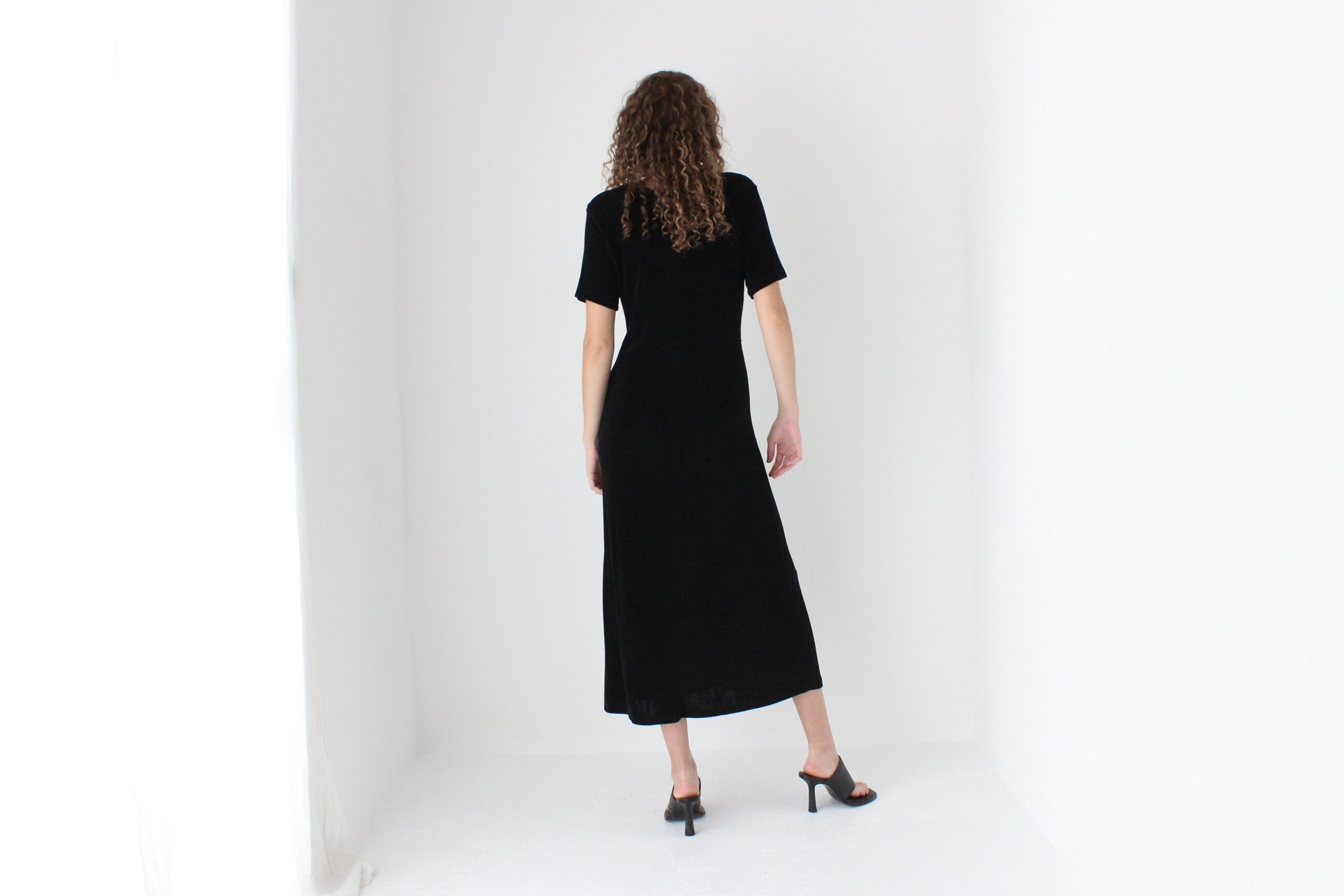 90s Slinky Relaxed Tee Dress