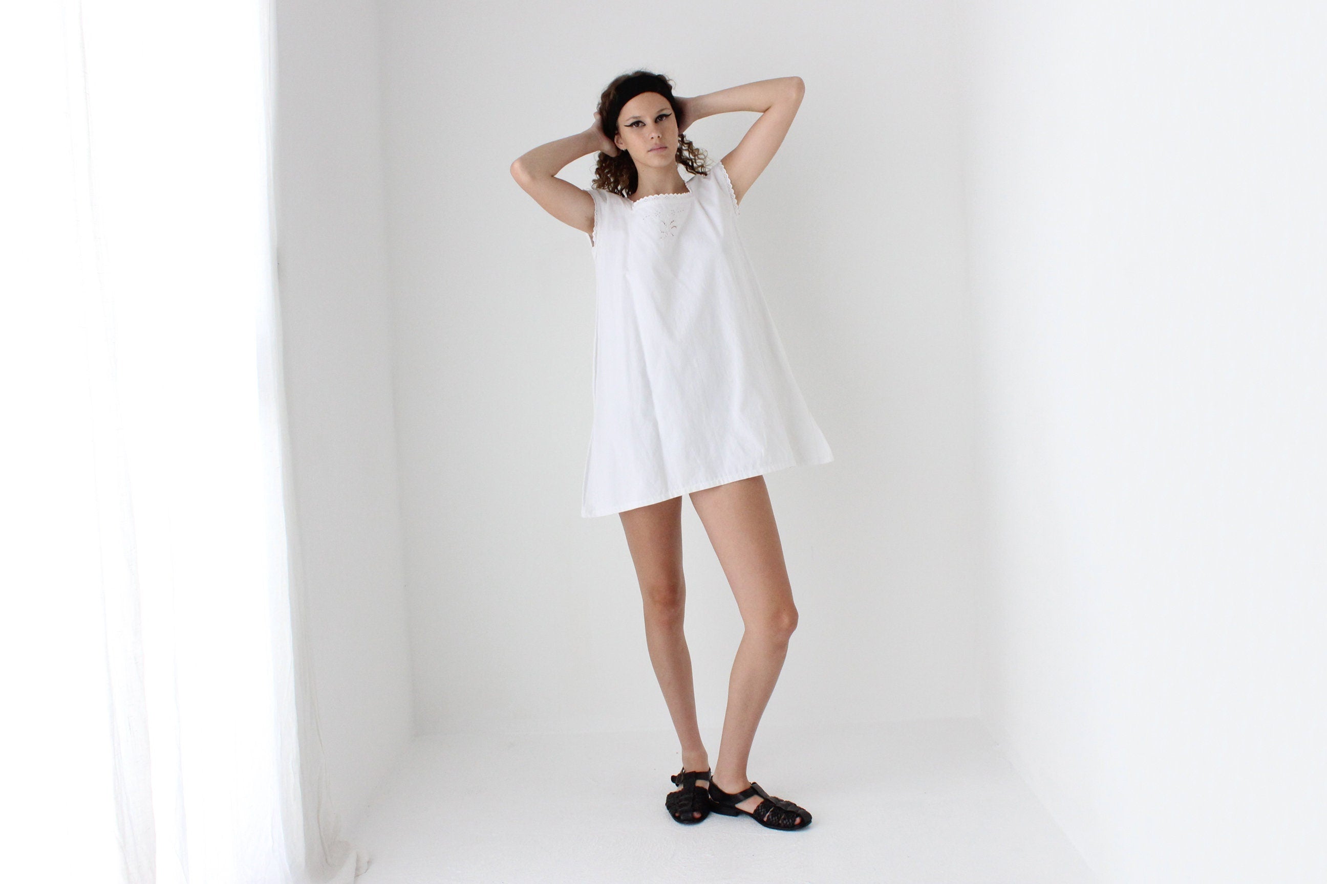 Antique Italian Cotton Smock