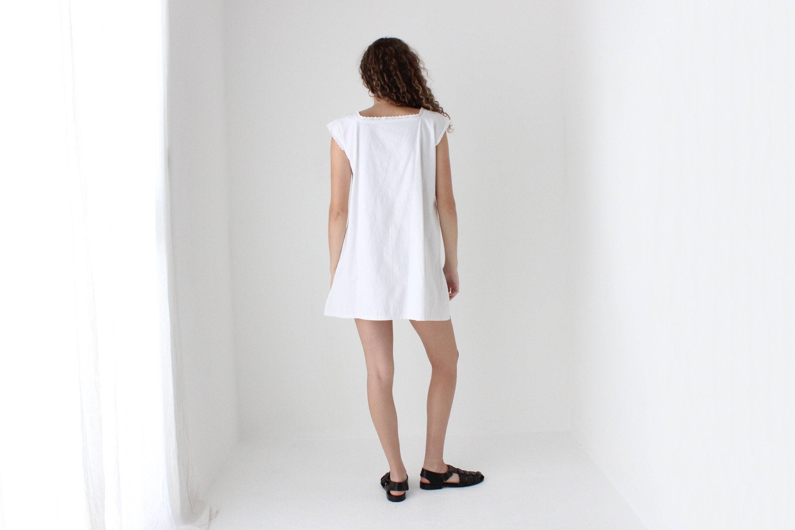 Antique Italian Cotton Smock