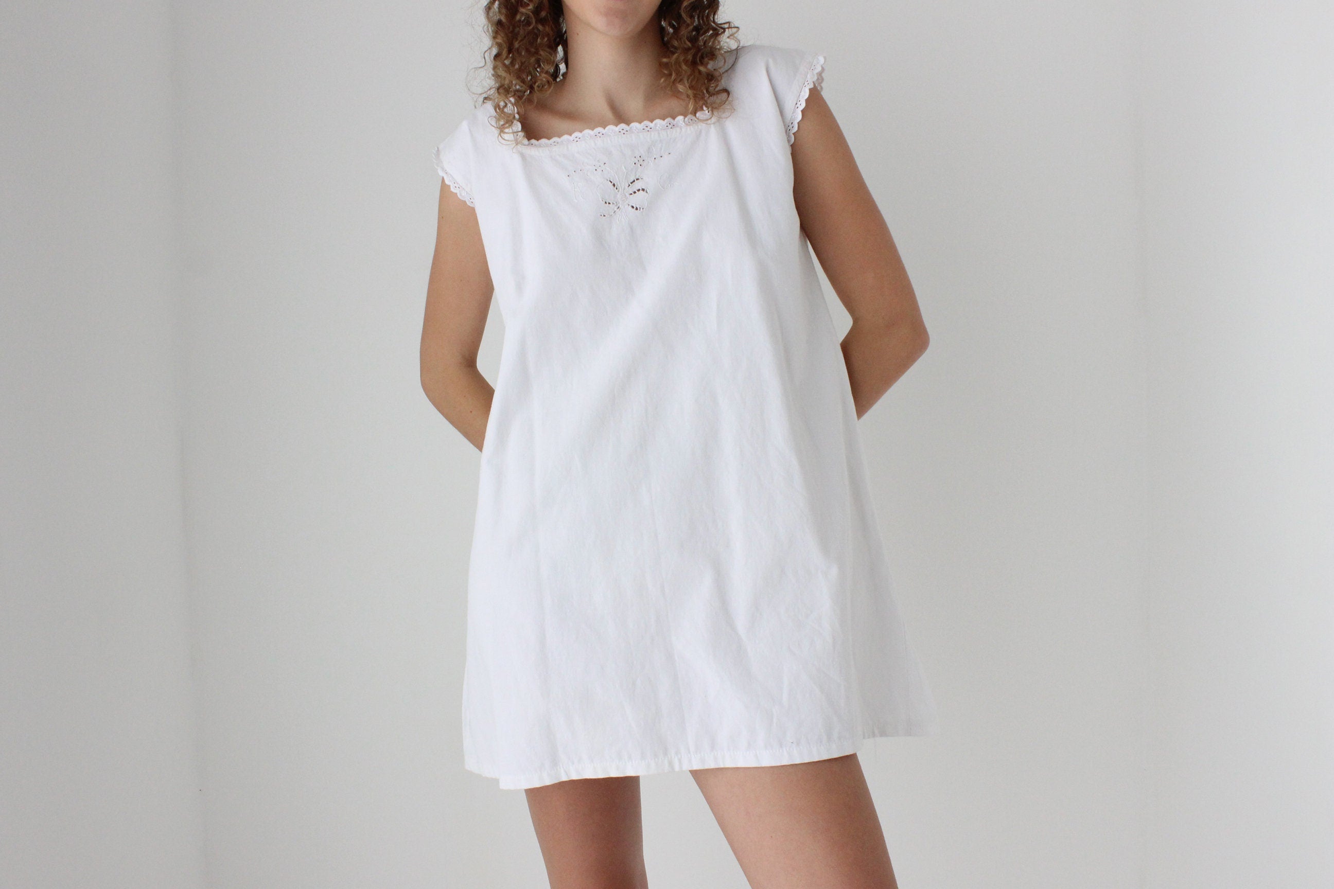 Antique Italian Cotton Smock