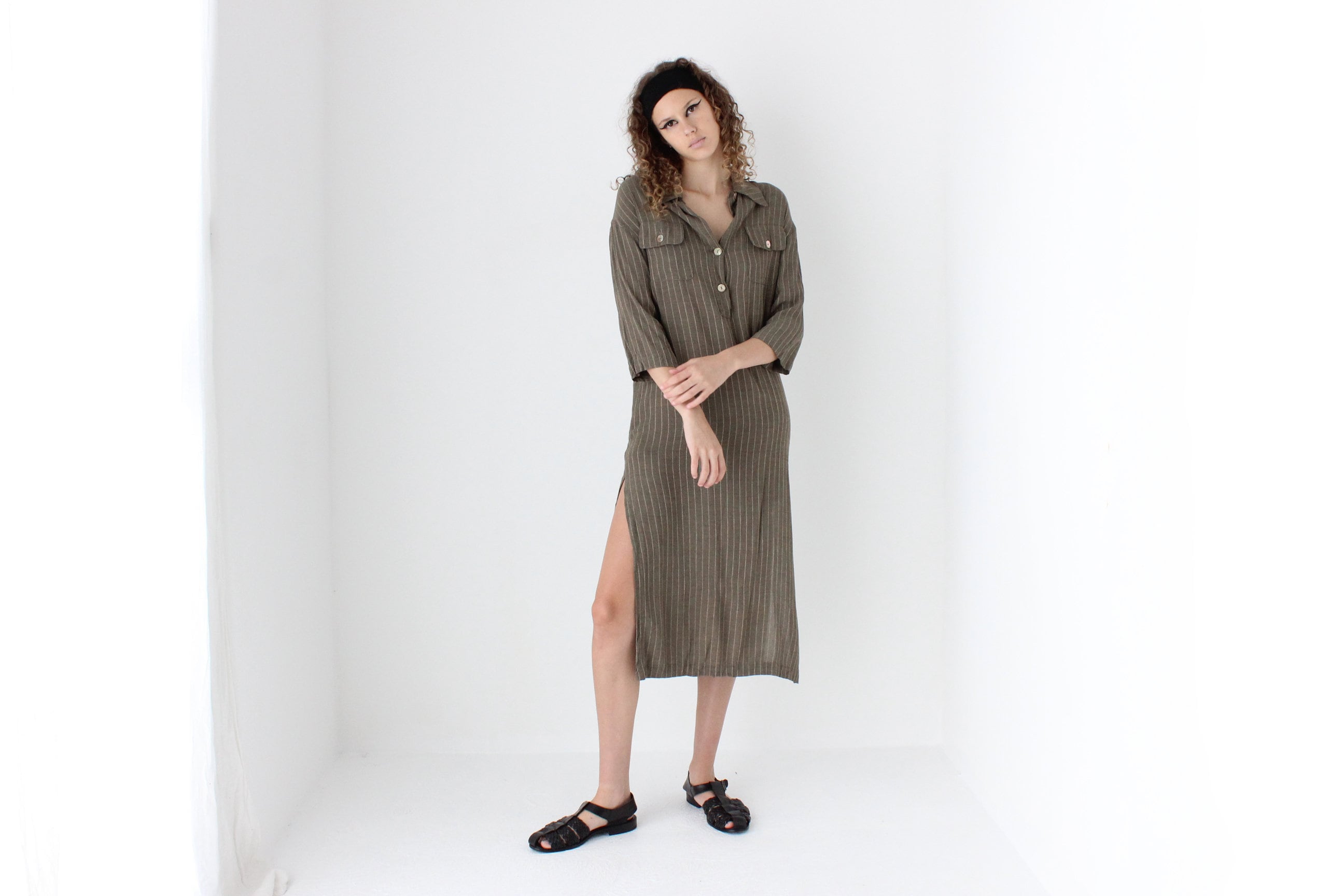 90s Italian Relaxed Sheath Dress by Gianfranco Ebeyer