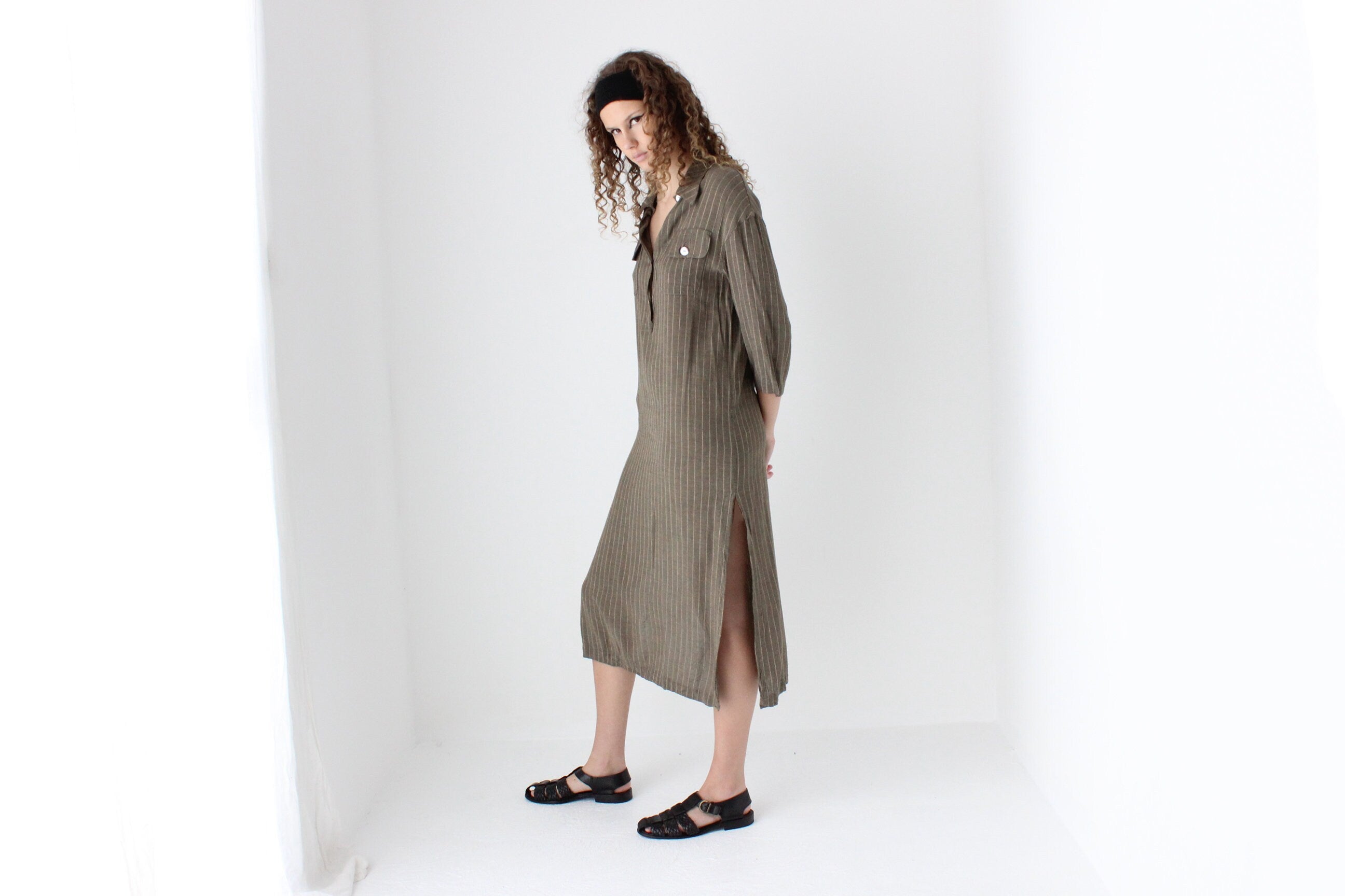 90s Italian Relaxed Sheath Dress by Gianfranco Ebeyer