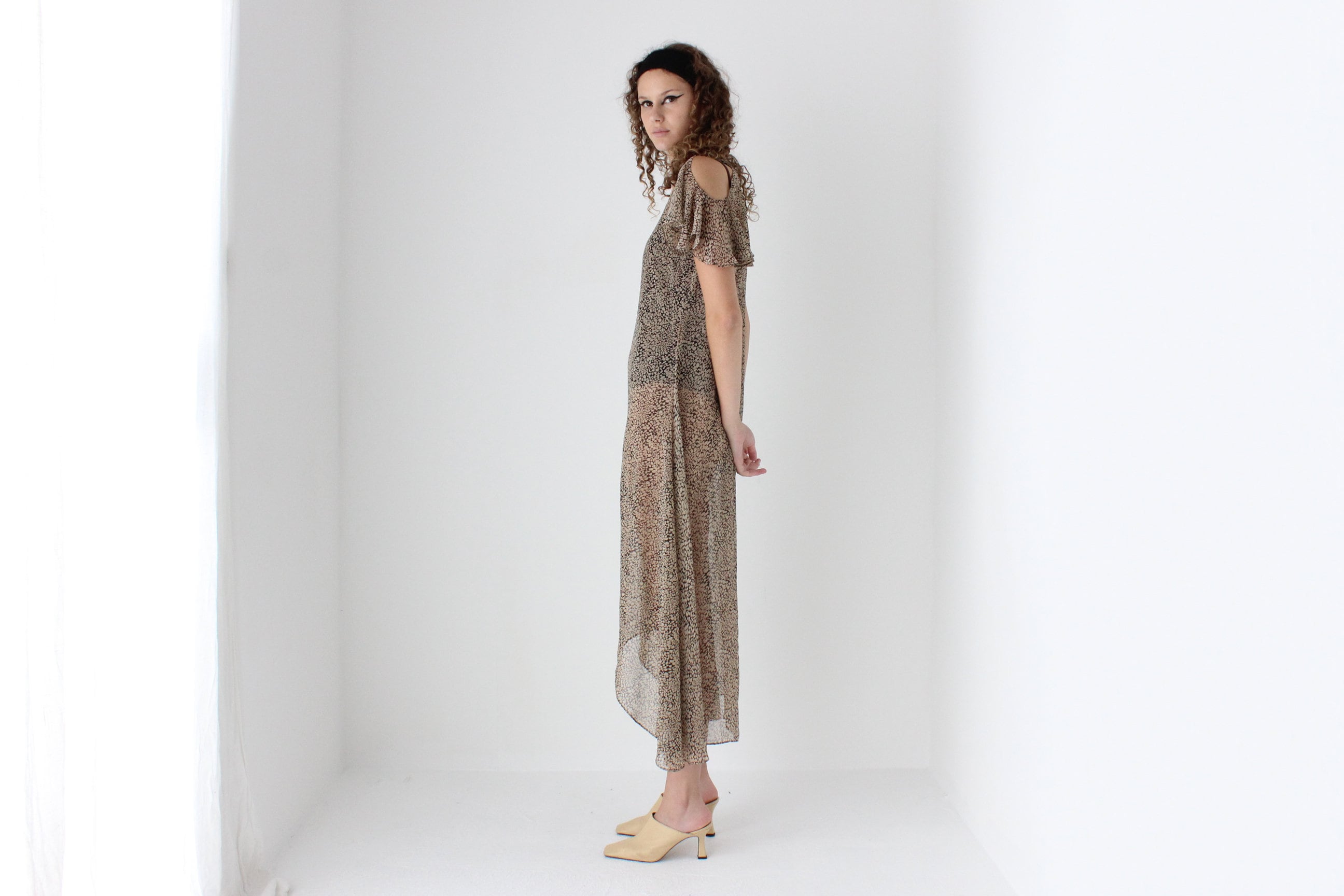 Sheer 2010s Floaty Summer Dress