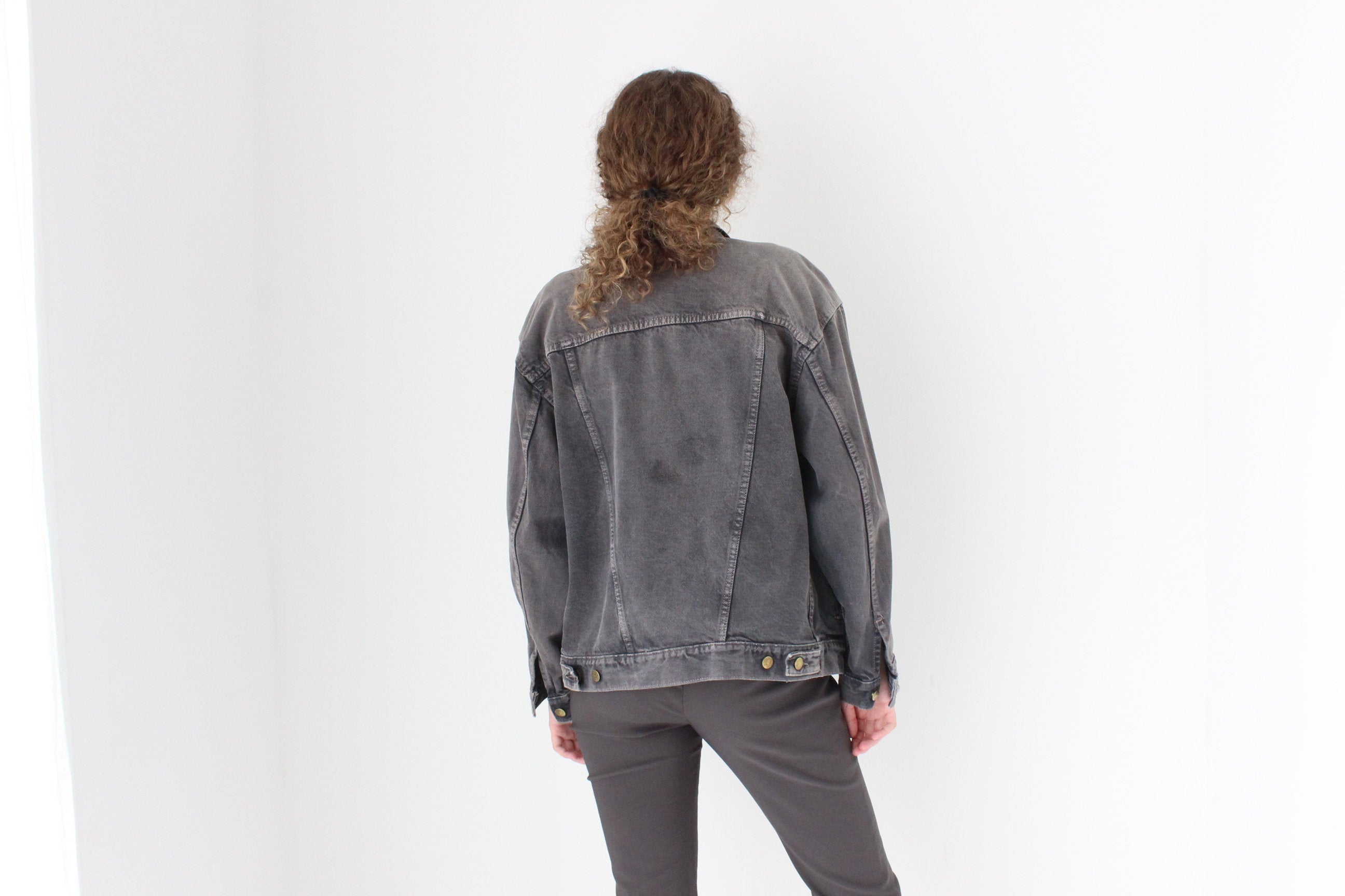 80s LEVIS Faded & Worn In Denim Trucker Jacket