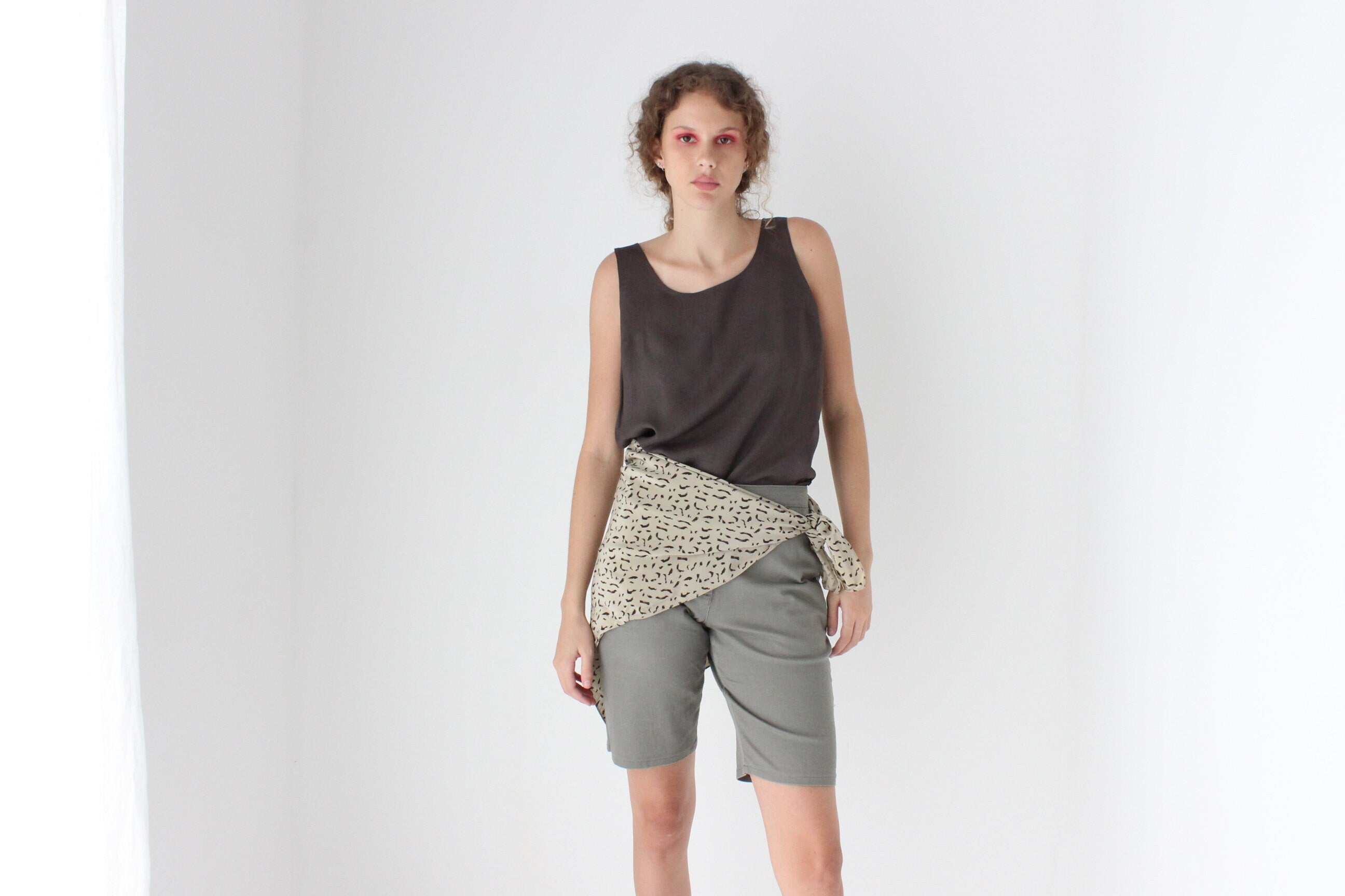 90s Relaxed Neutral Tank by Mosaic New Zealand