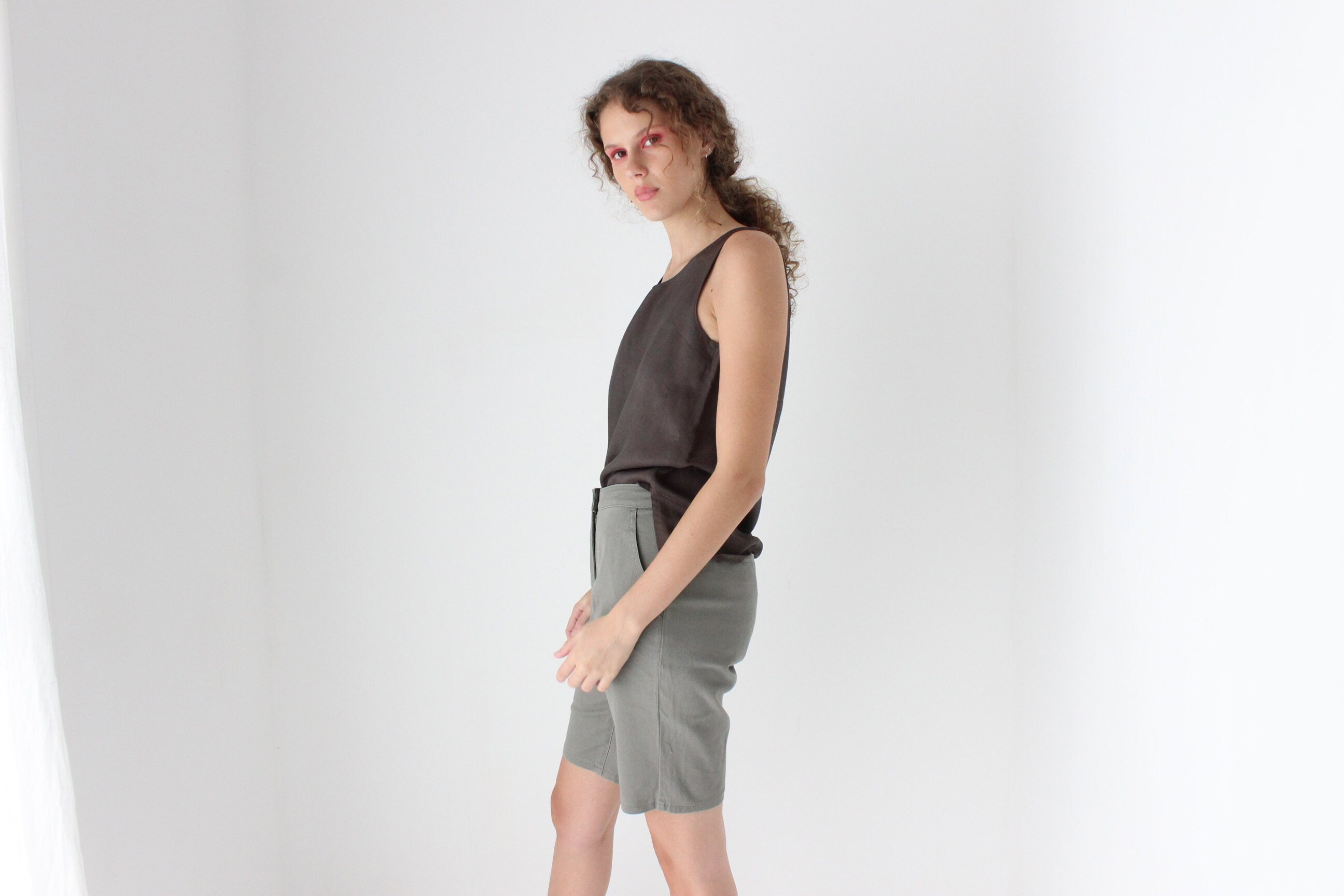 90s Relaxed Neutral Tank by Mosaic New Zealand
