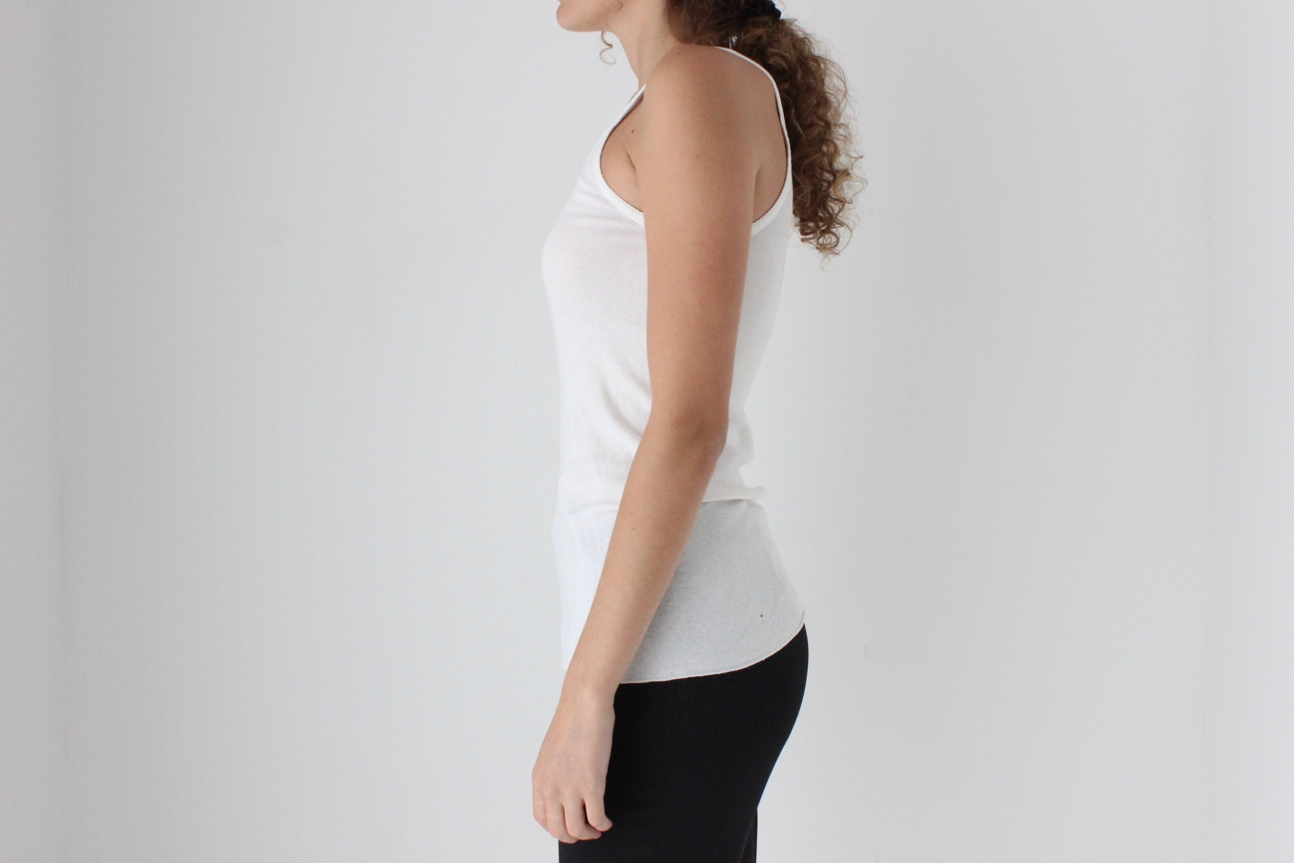 90s Ribbed Cotton Vintage Bonds Tank