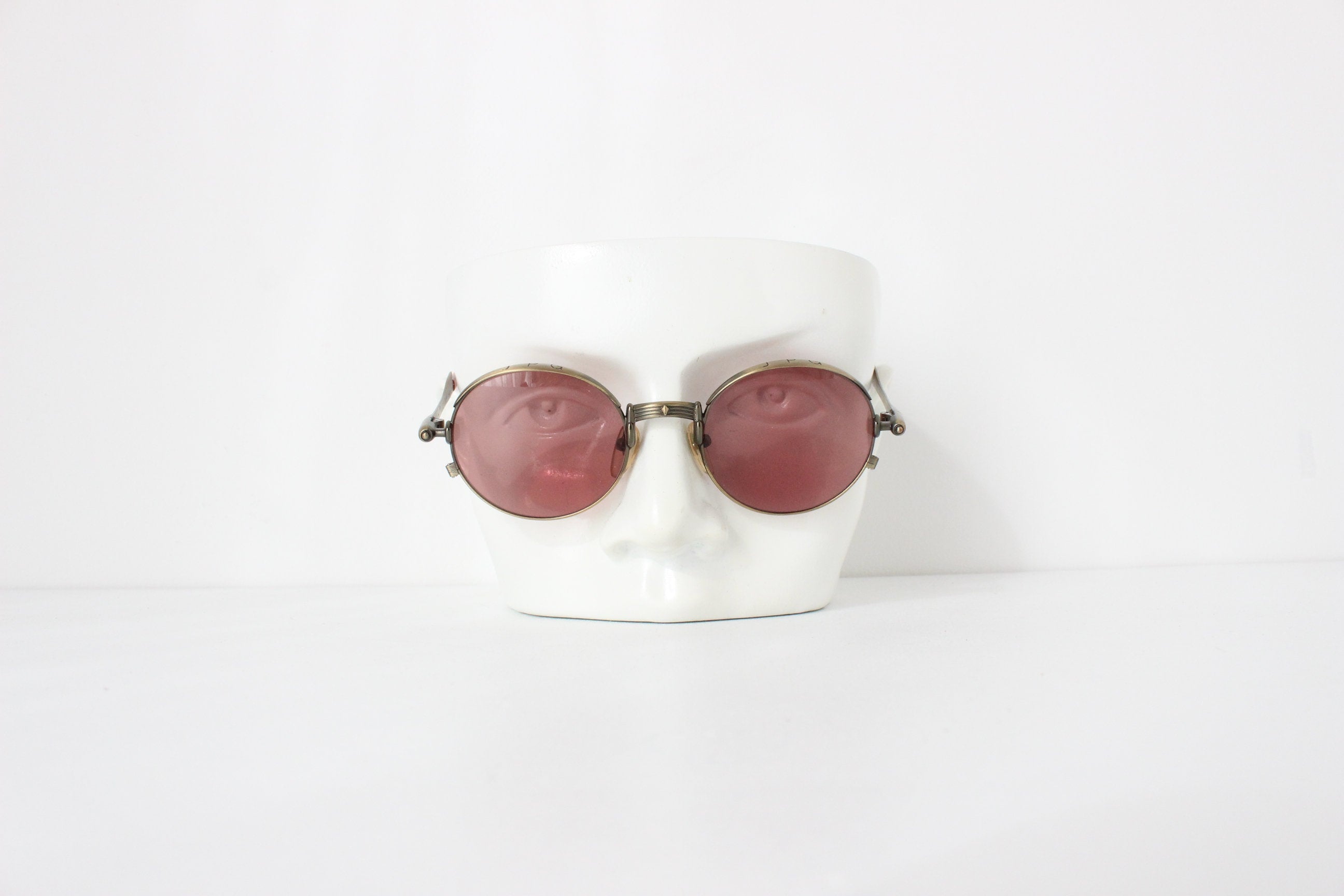 90s Jean Paul Gaultier Collectible Archival Brass Sunglasses
