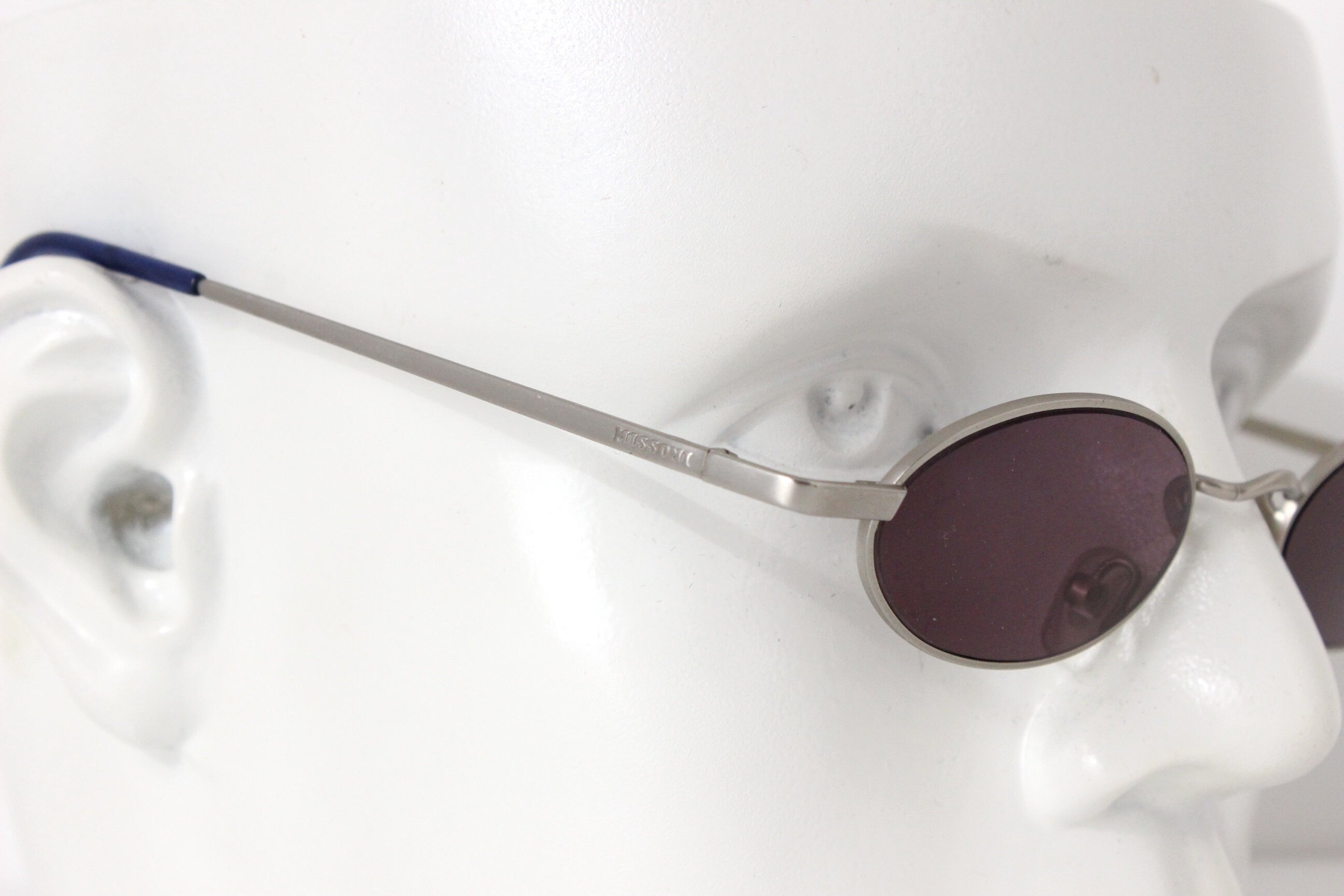 90s Missoni Italy Slim Oval Eye Sunglasses