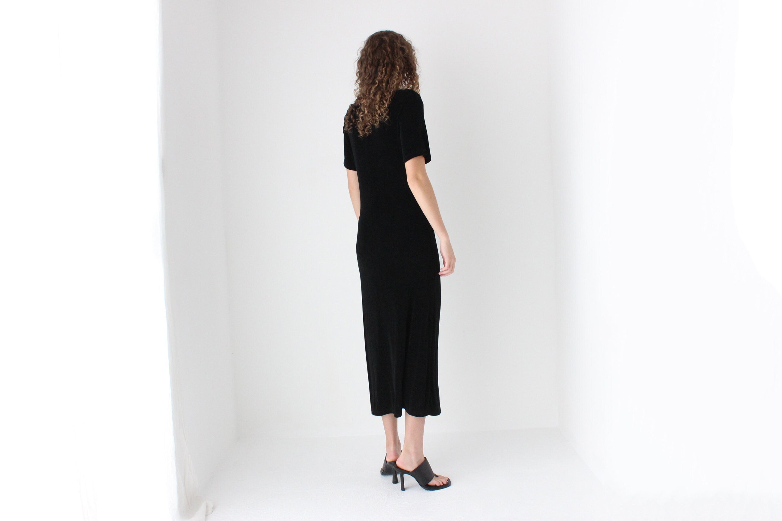 90s Slinky Relaxed Tee Dress