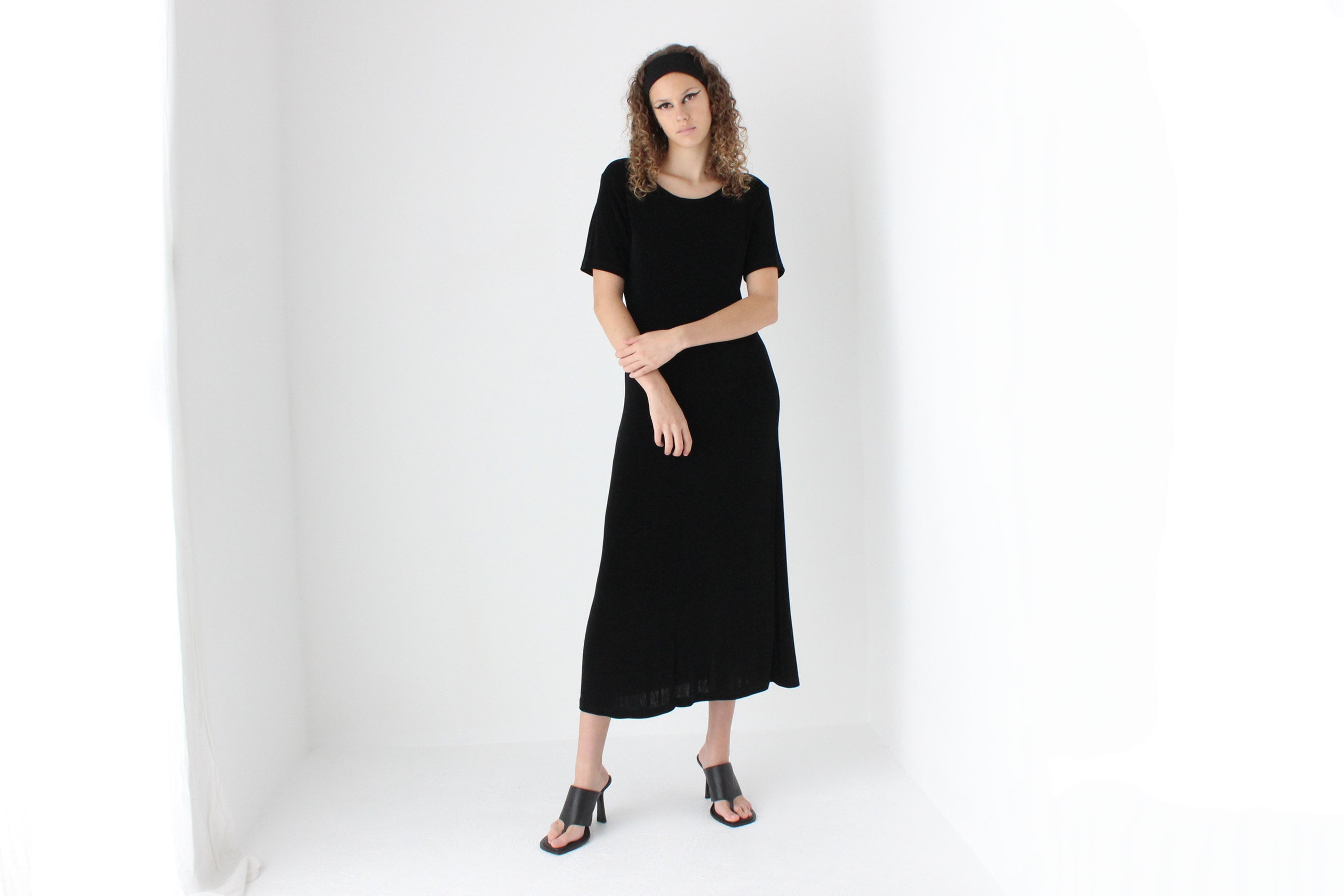 90s Slinky Relaxed Tee Dress