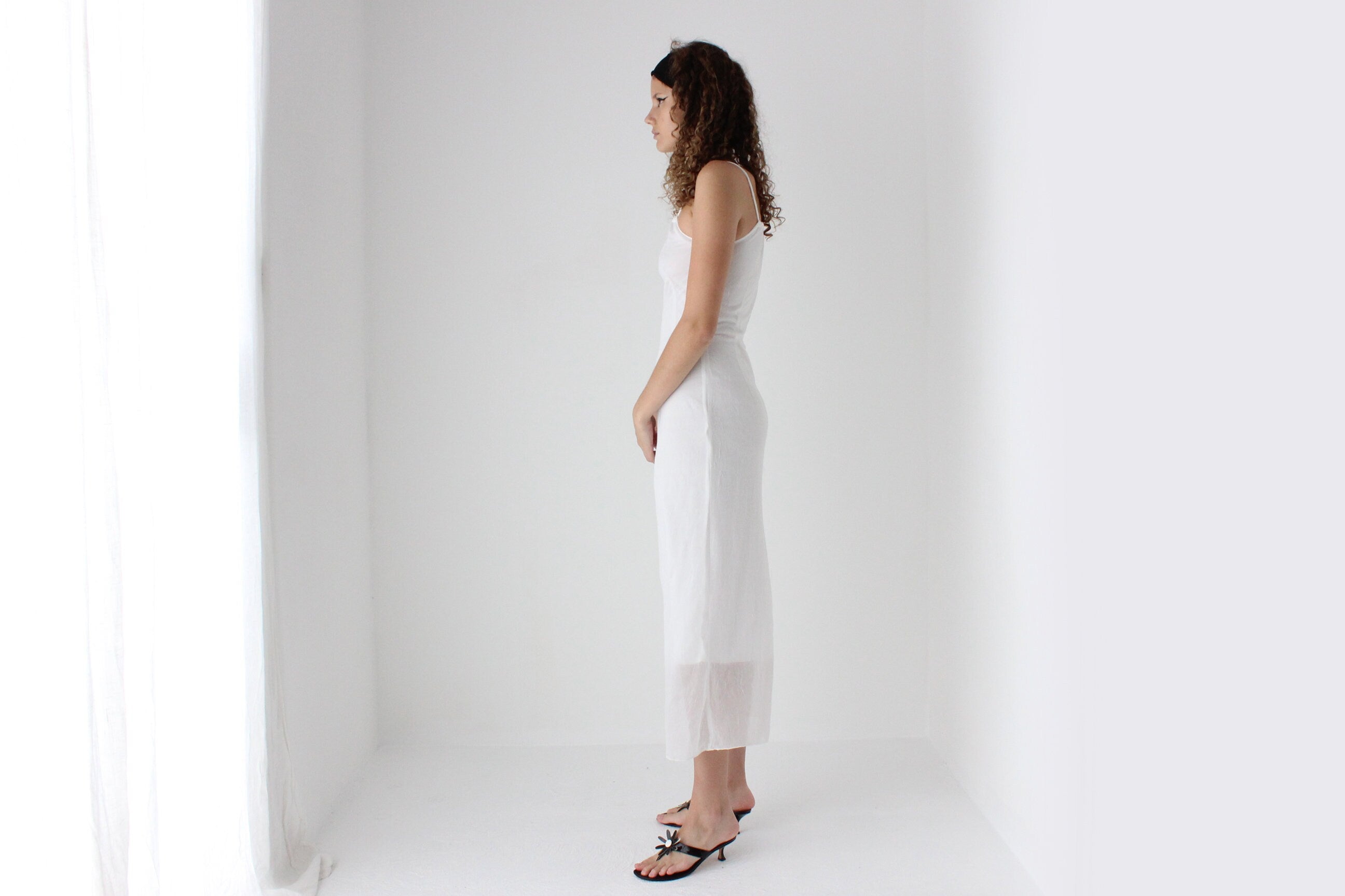90s Layered Mesh Tank Dress