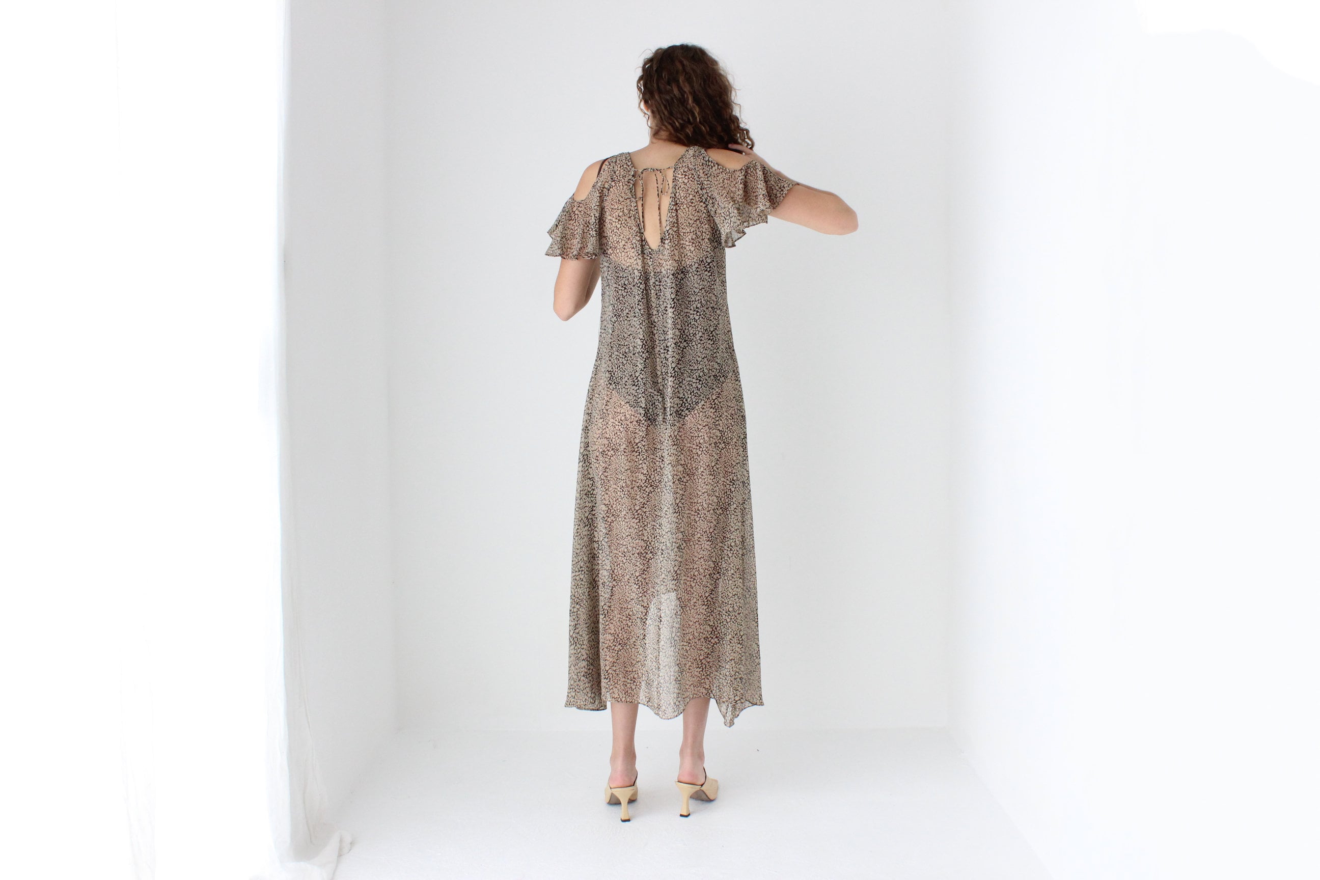 Sheer 2010s Floaty Summer Dress