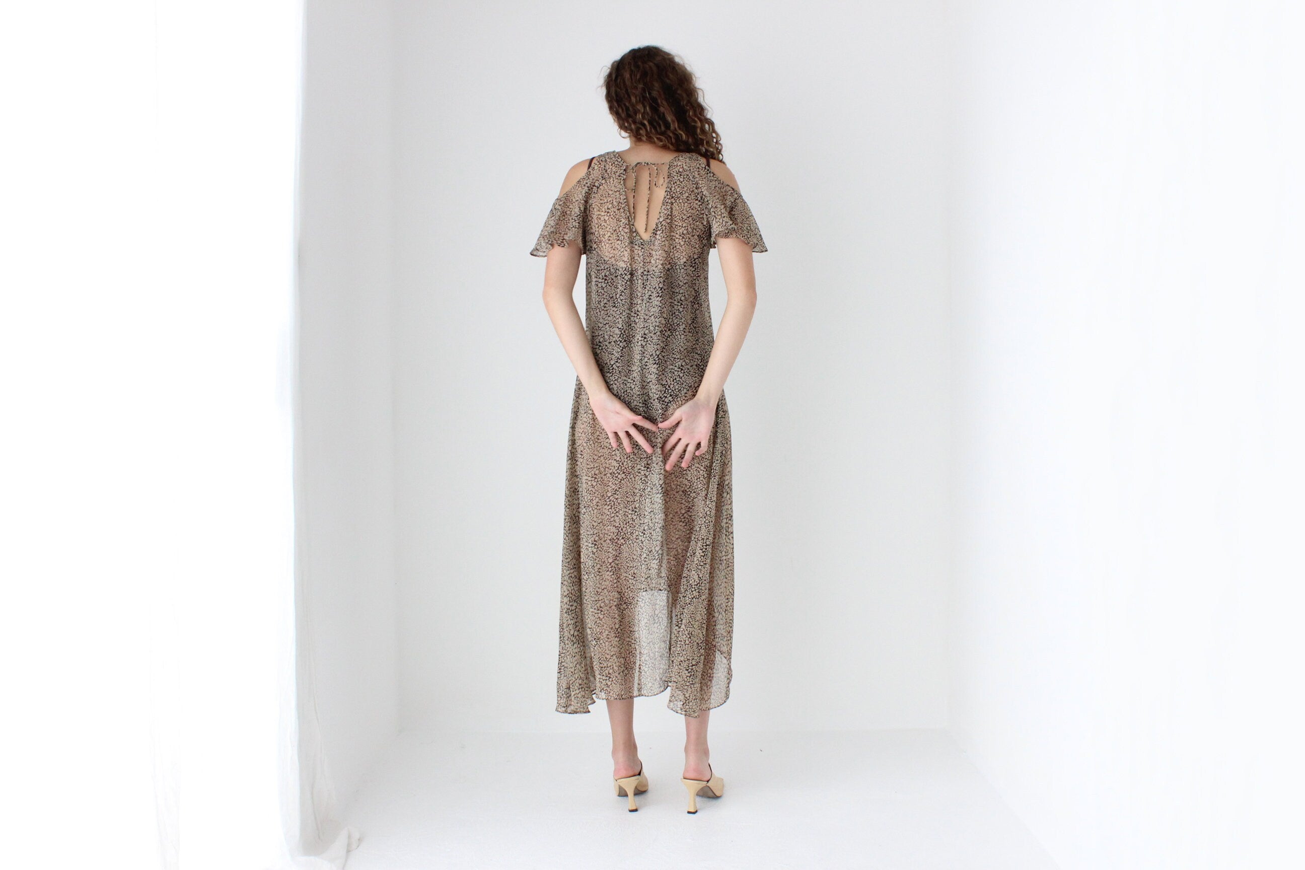 Sheer 2010s Floaty Summer Dress