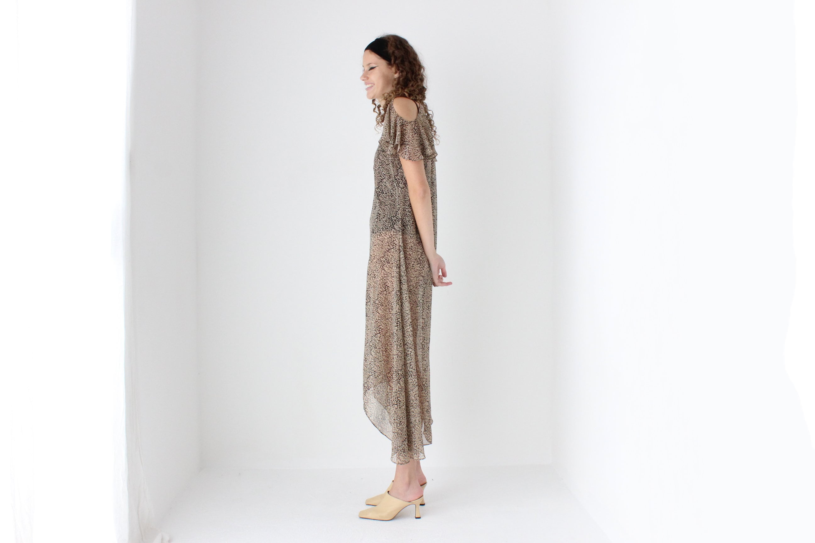 Sheer 2010s Floaty Summer Dress