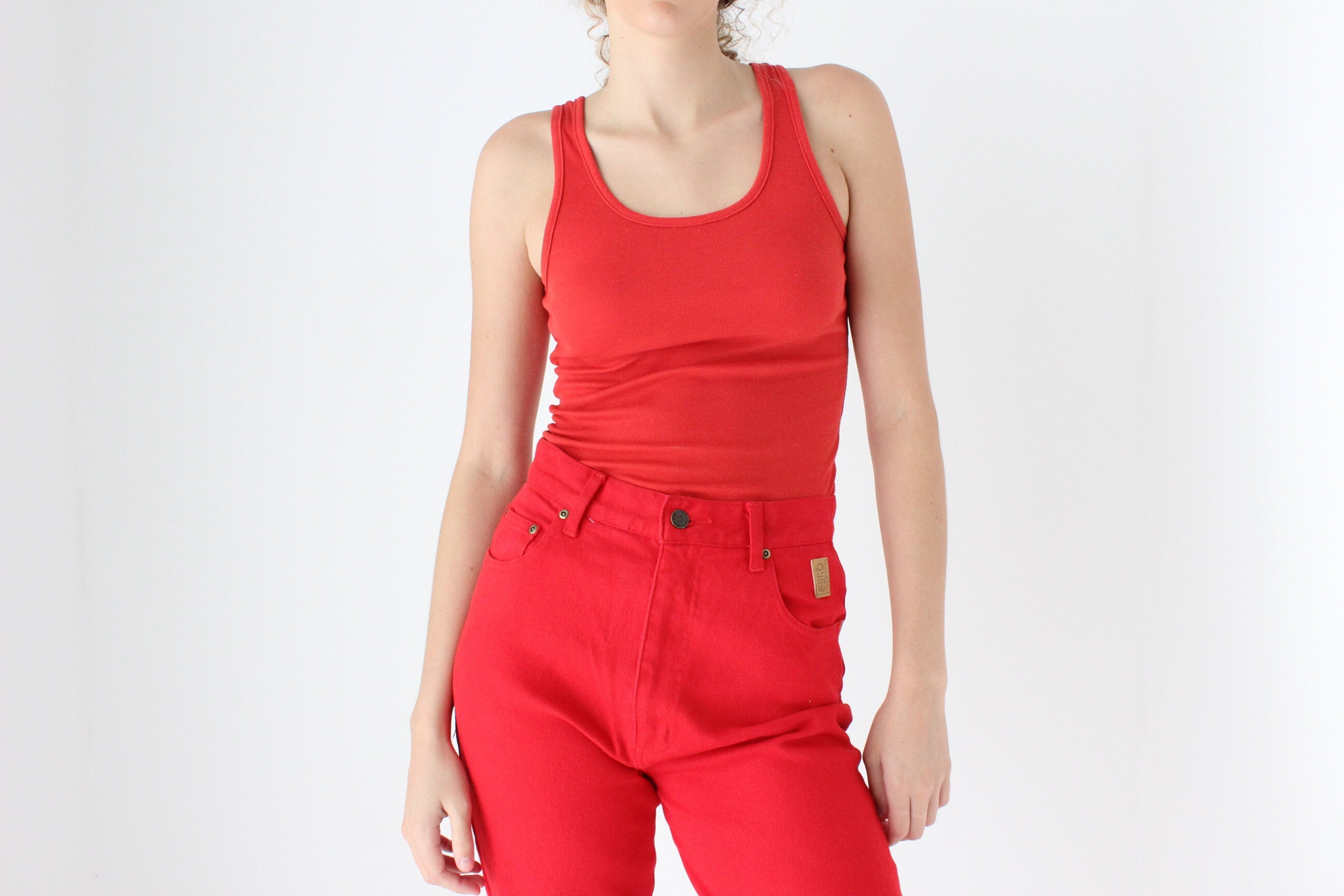 90s RIO Ribbed Cotton Tank