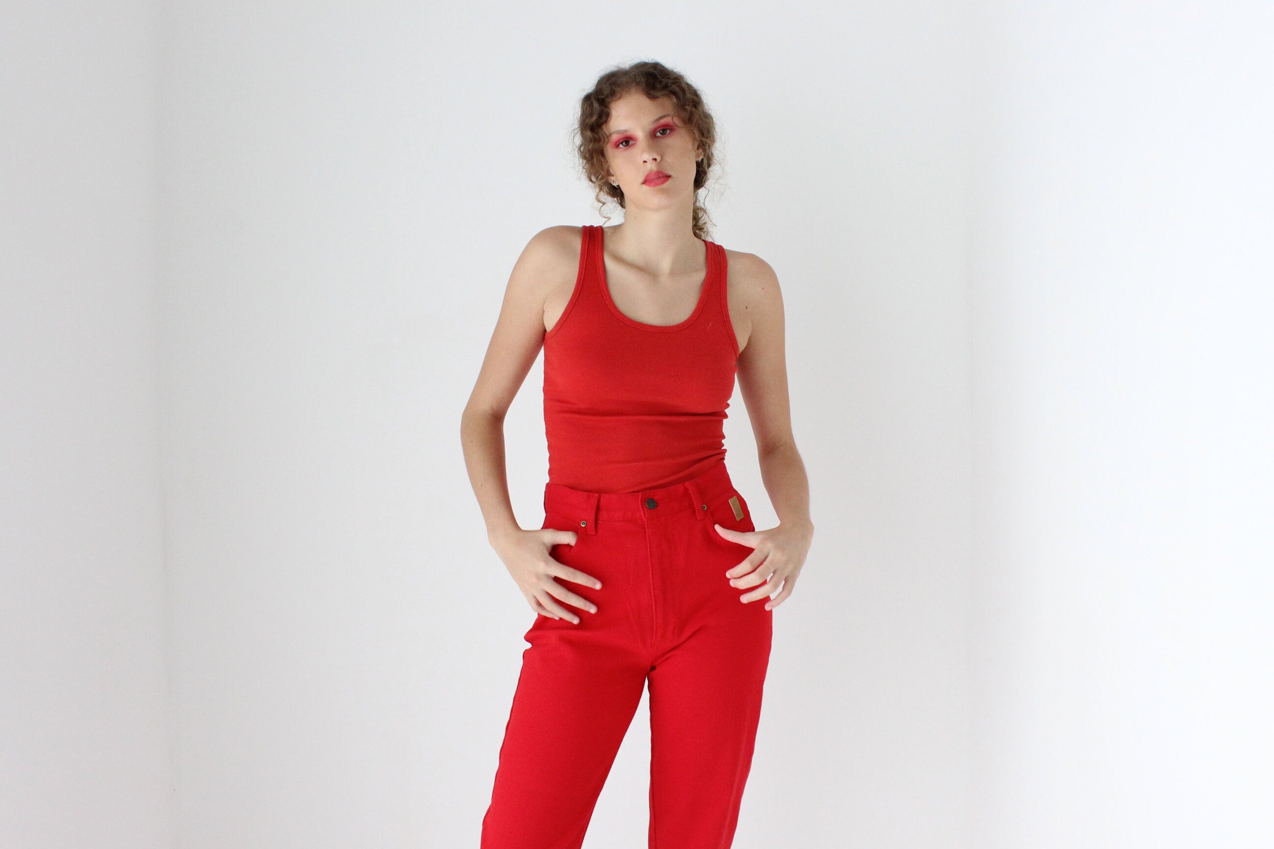 90s RIO Ribbed Cotton Tank