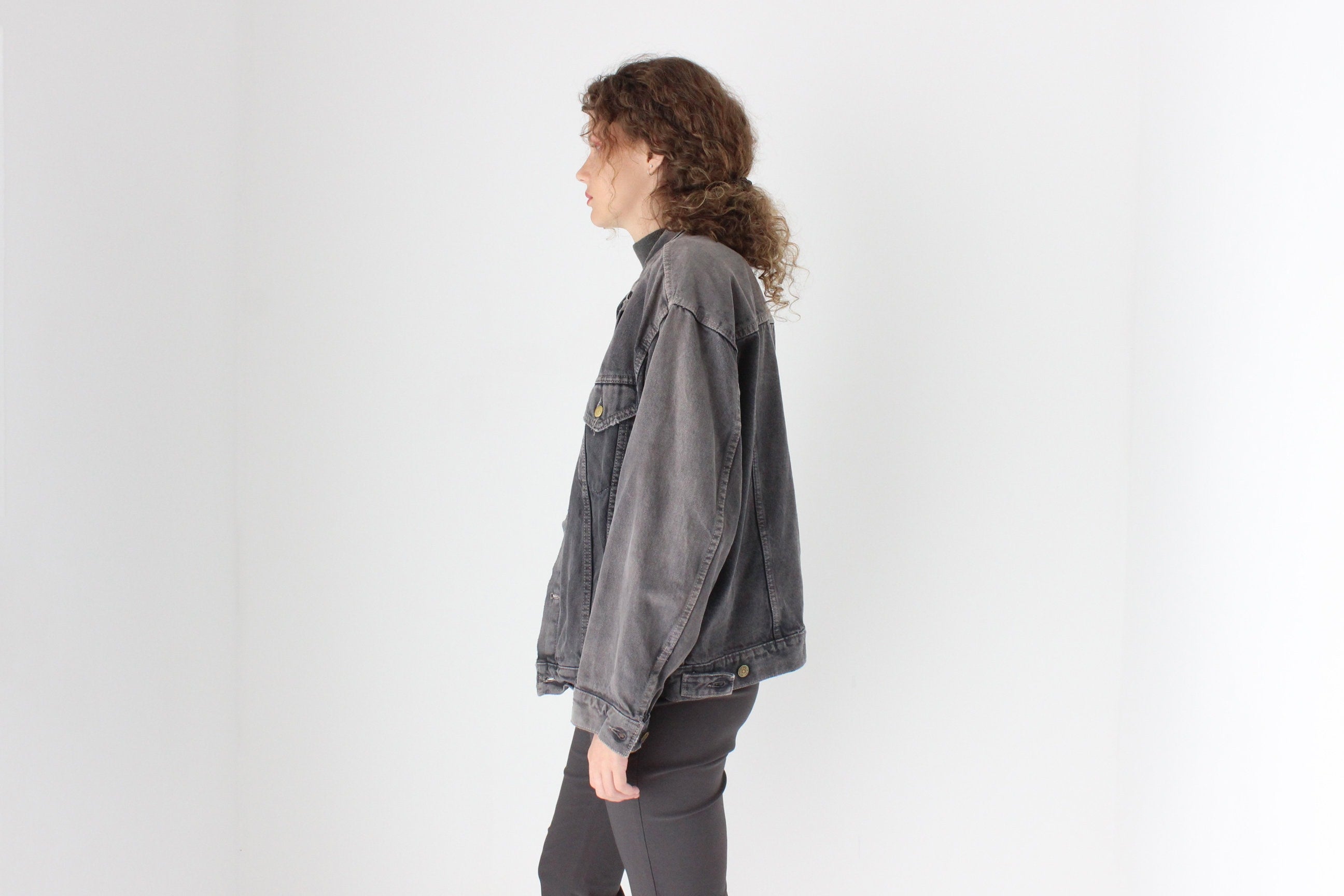 80s LEVIS Faded & Worn In Denim Trucker Jacket