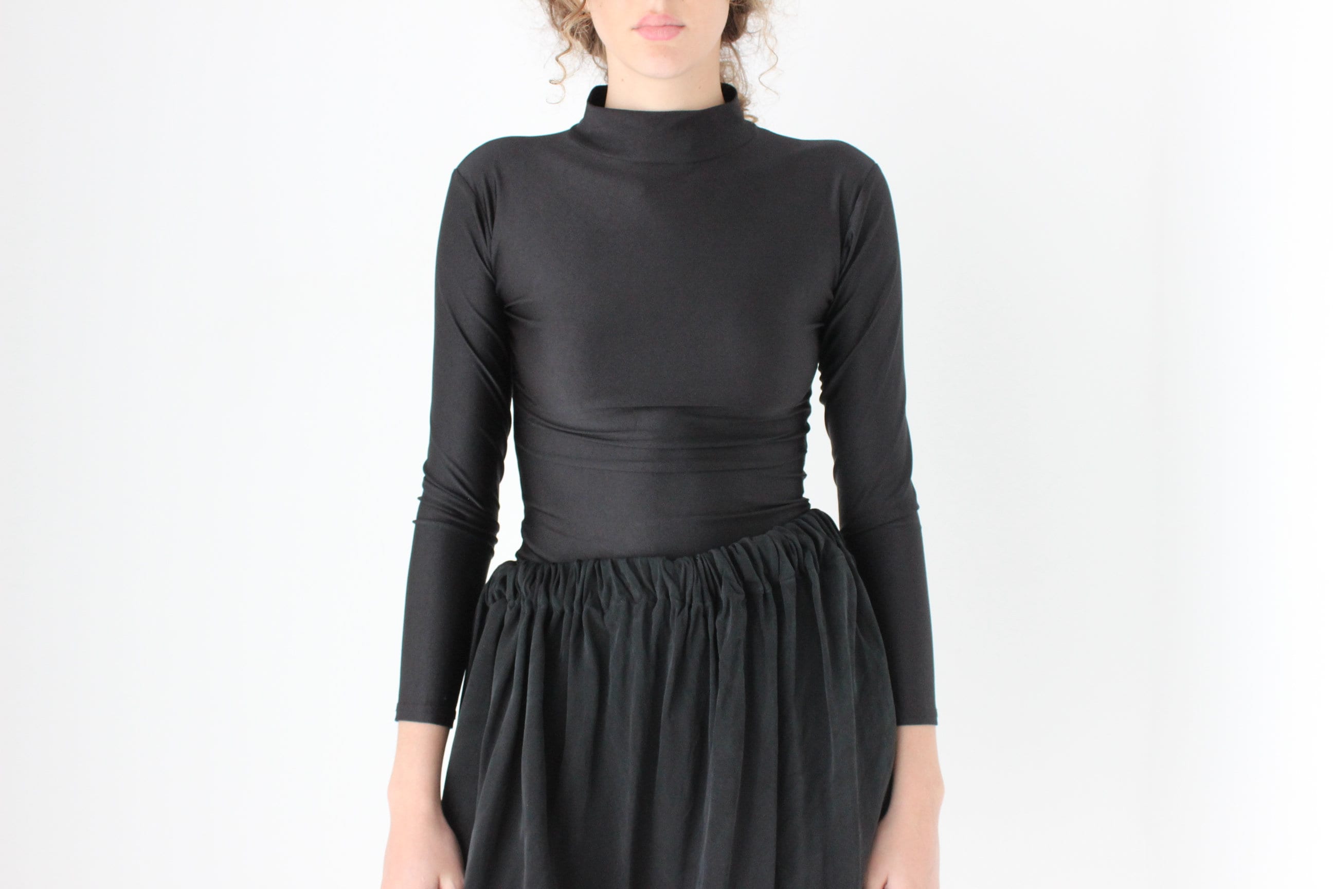 90s Sleek Stretch Lycra Top