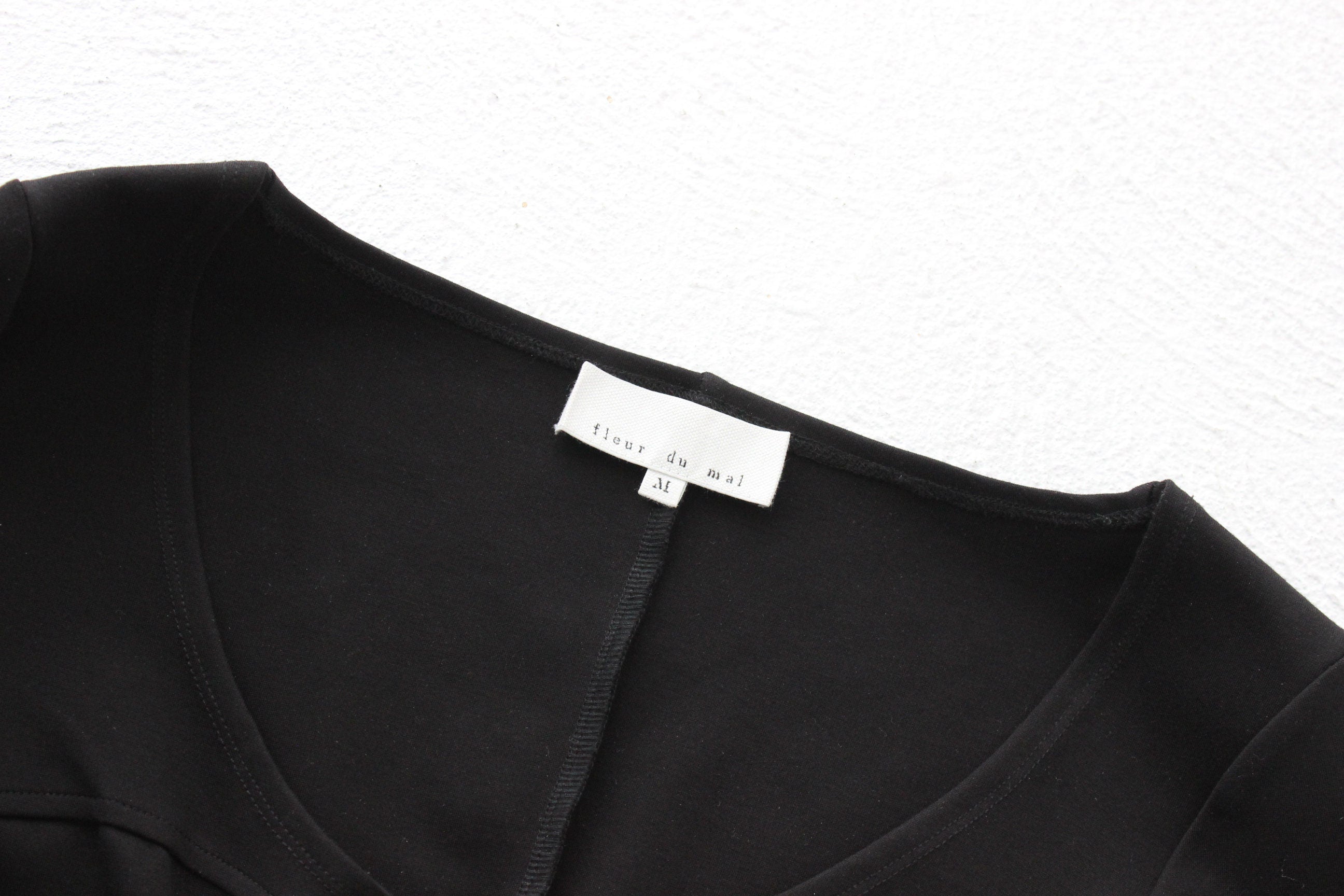 Designer Fleur Du Mal Scoop Neck Underwire Long Sleeve Bodysuit