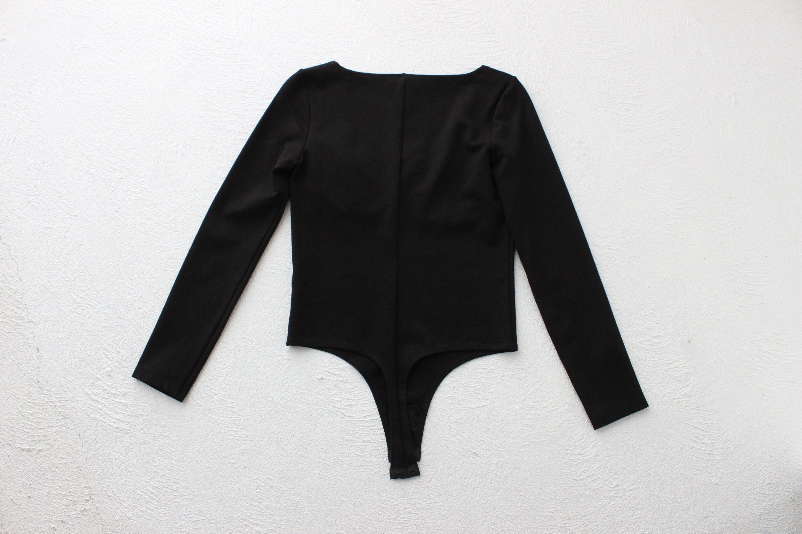 Designer Fleur Du Mal Scoop Neck Underwire Long Sleeve Bodysuit