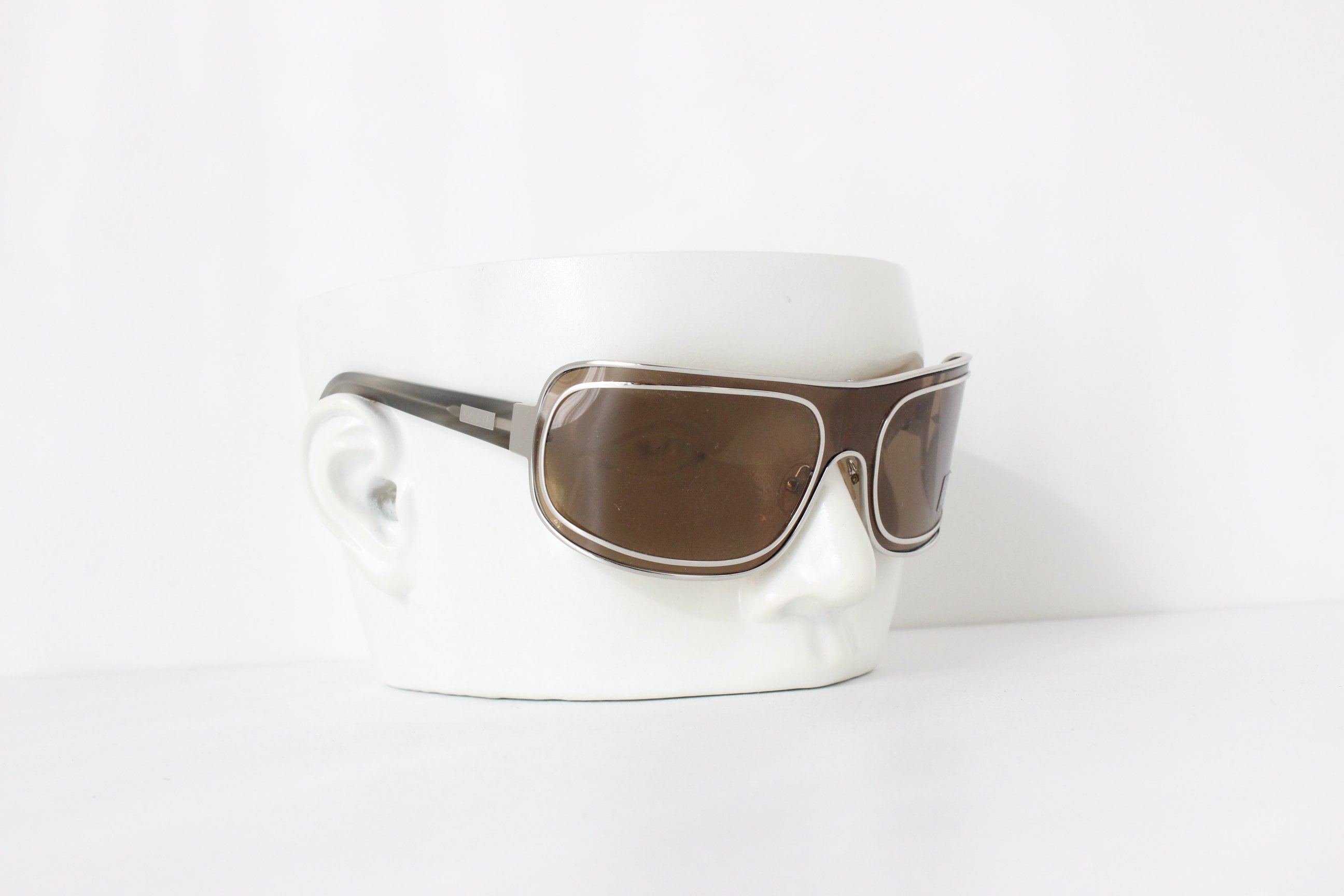 Y2K GIANFRANCO FERRE Shield Sunglasses