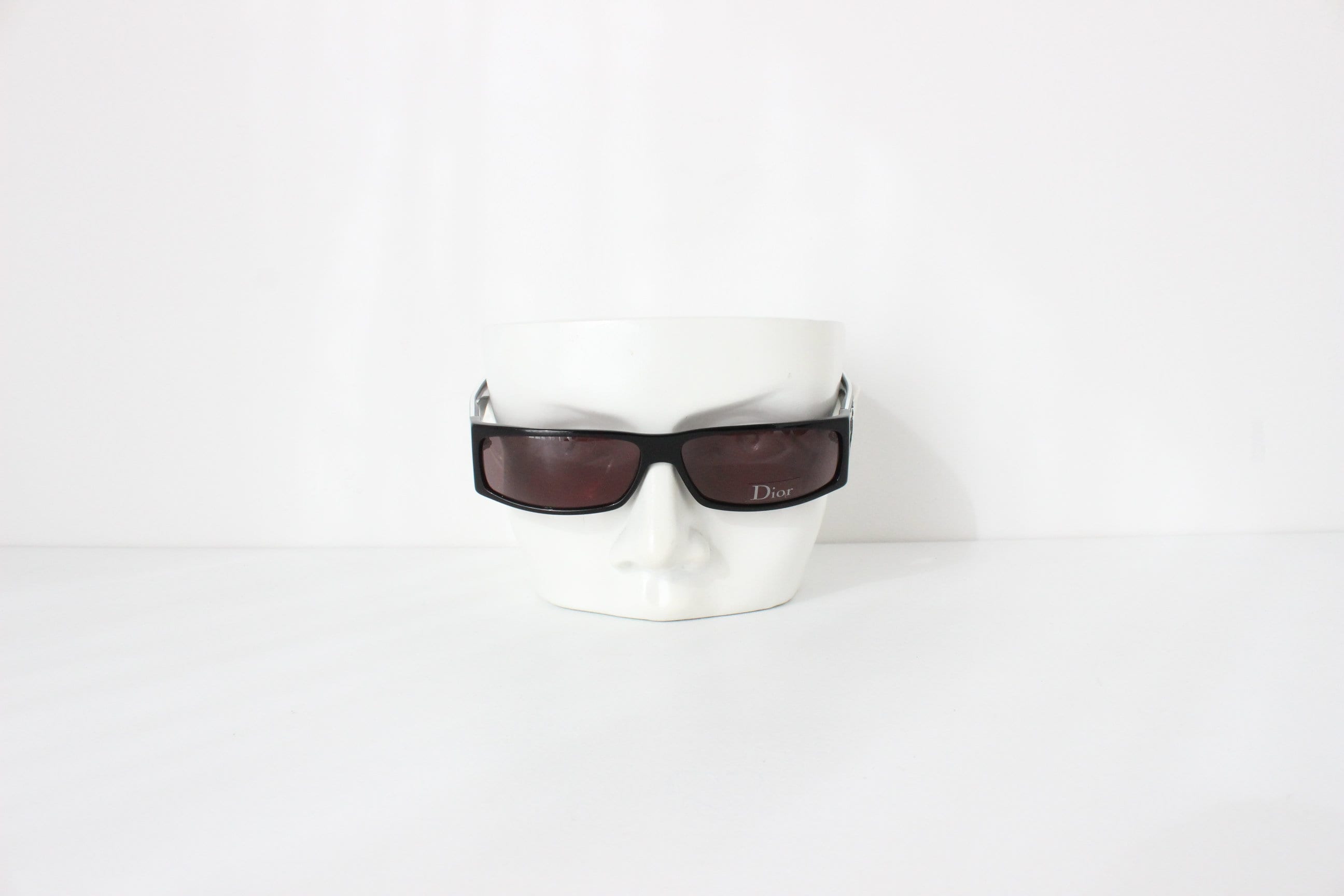 Y2K DIOR D'Trick 2 Slim Wraparound Sunglasses S/S 2004
