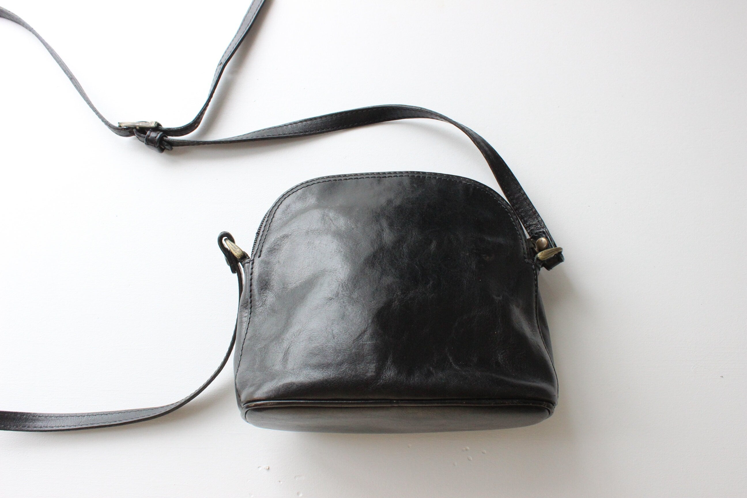 90s Cellini Black Leather Handbag