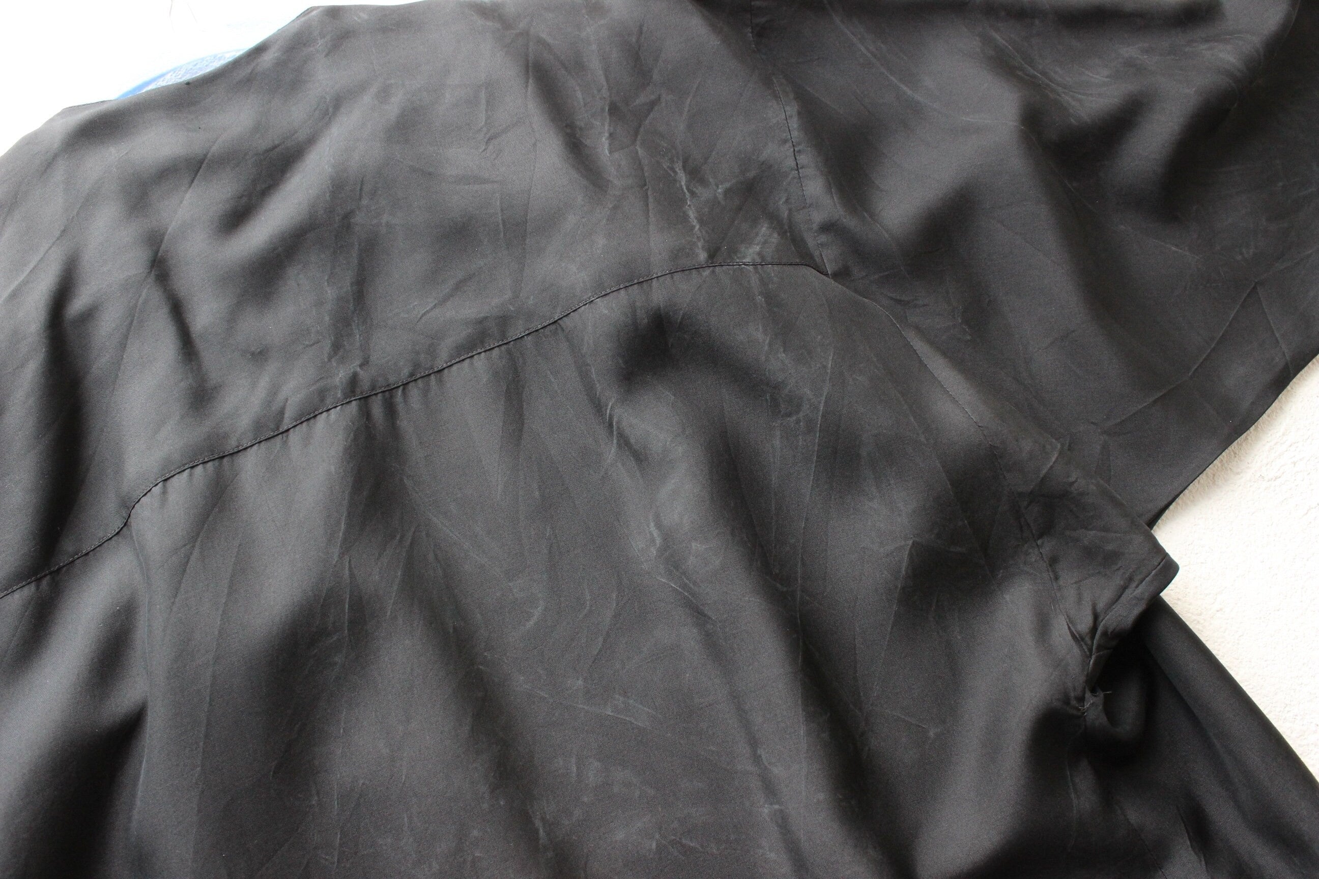 80s Washed Silk Relaxed 'Trench Coat' Dress
