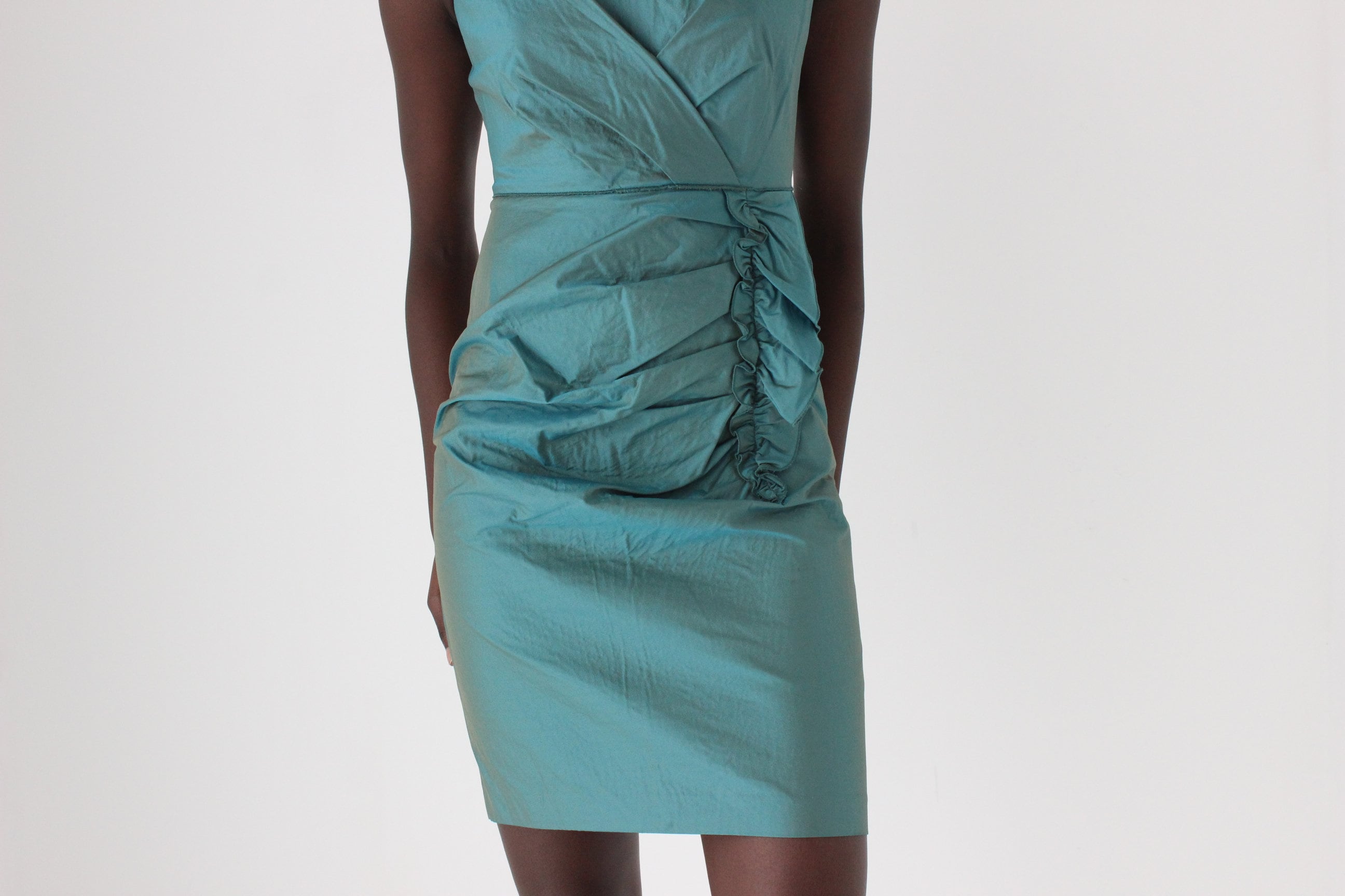 Y2K MOSCHINO Textured Ruffle Mini