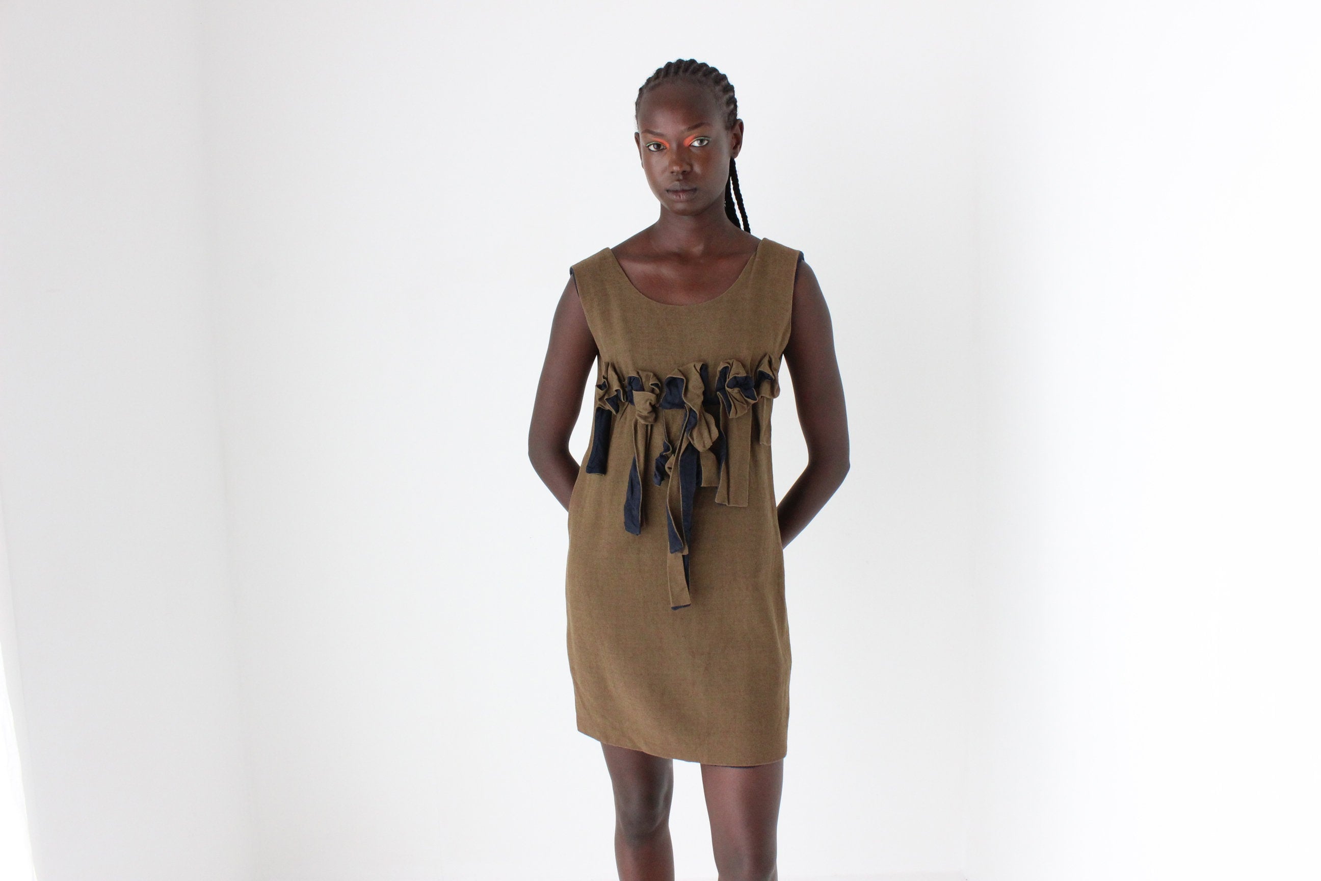 2000s Marni Wool & Silk 3D 'Knot' Textured Mini