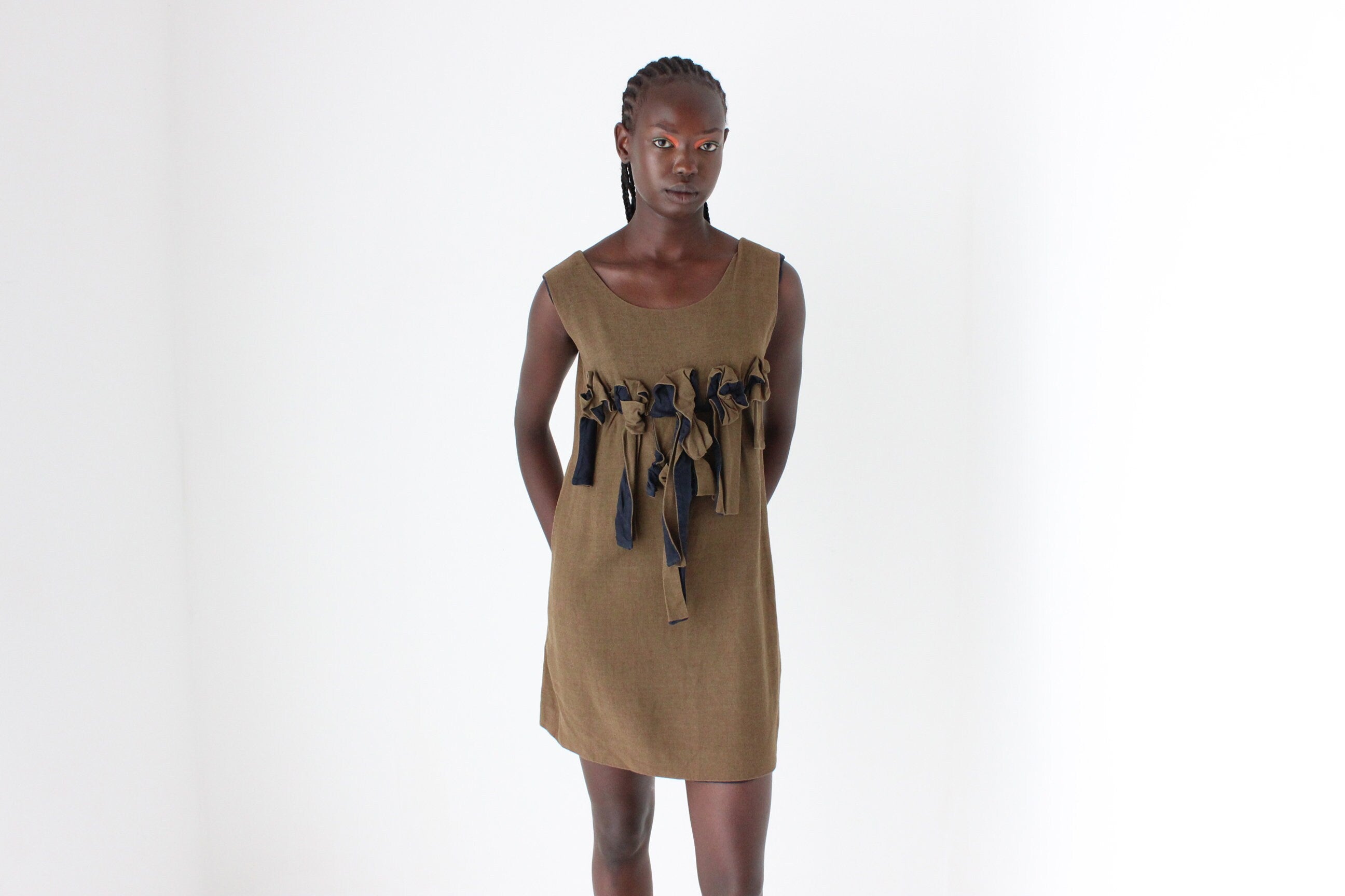 2000s Marni Wool & Silk 3D 'Knot' Textured Mini