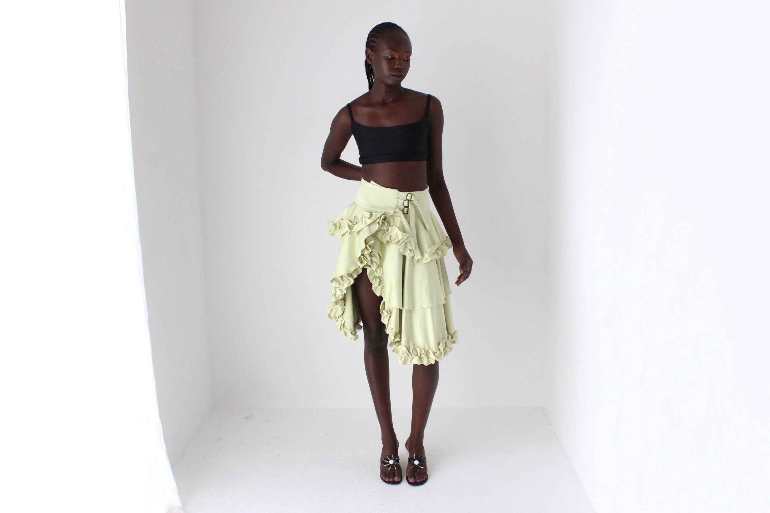 Fabulous 2000s Sculptural Frou Frou Skirt