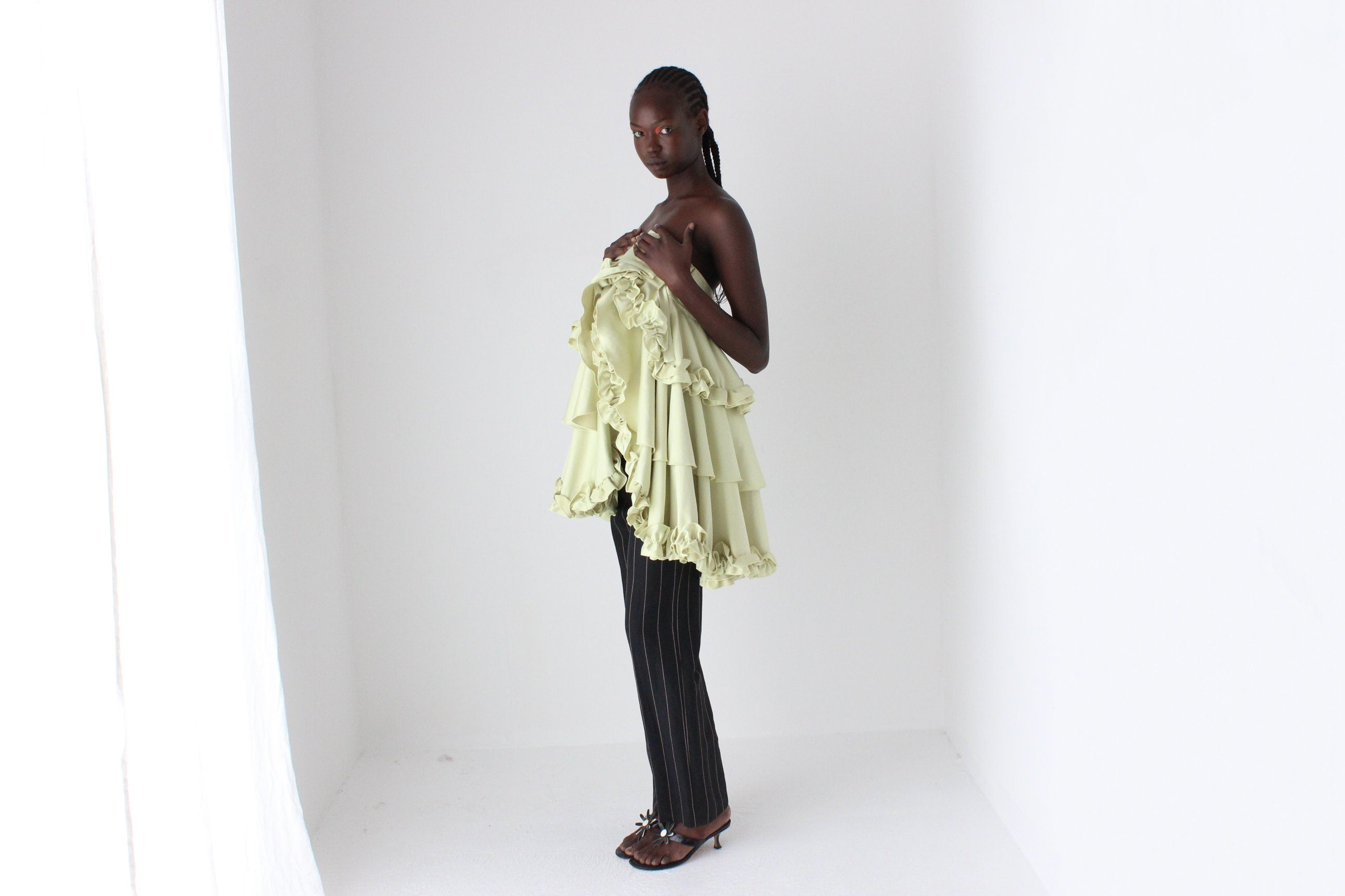 Fabulous 2000s Sculptural Frou Frou Skirt