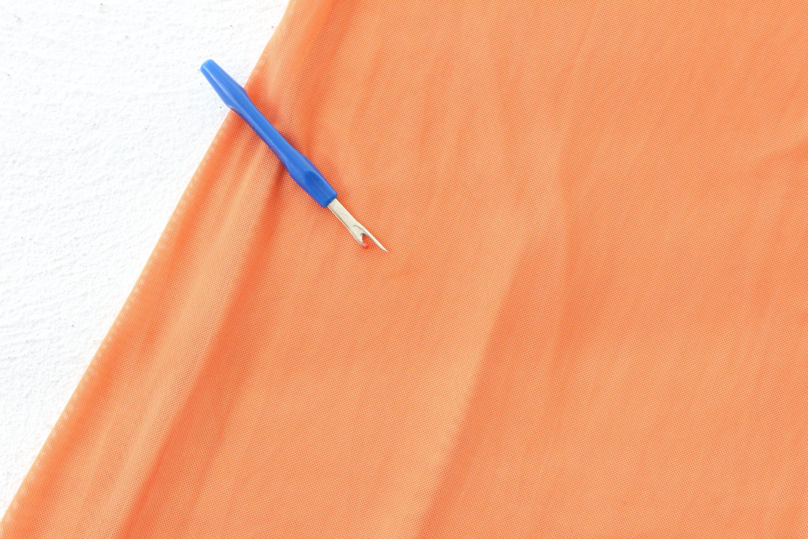 Y2K Sheer Orange Mesh Maxi