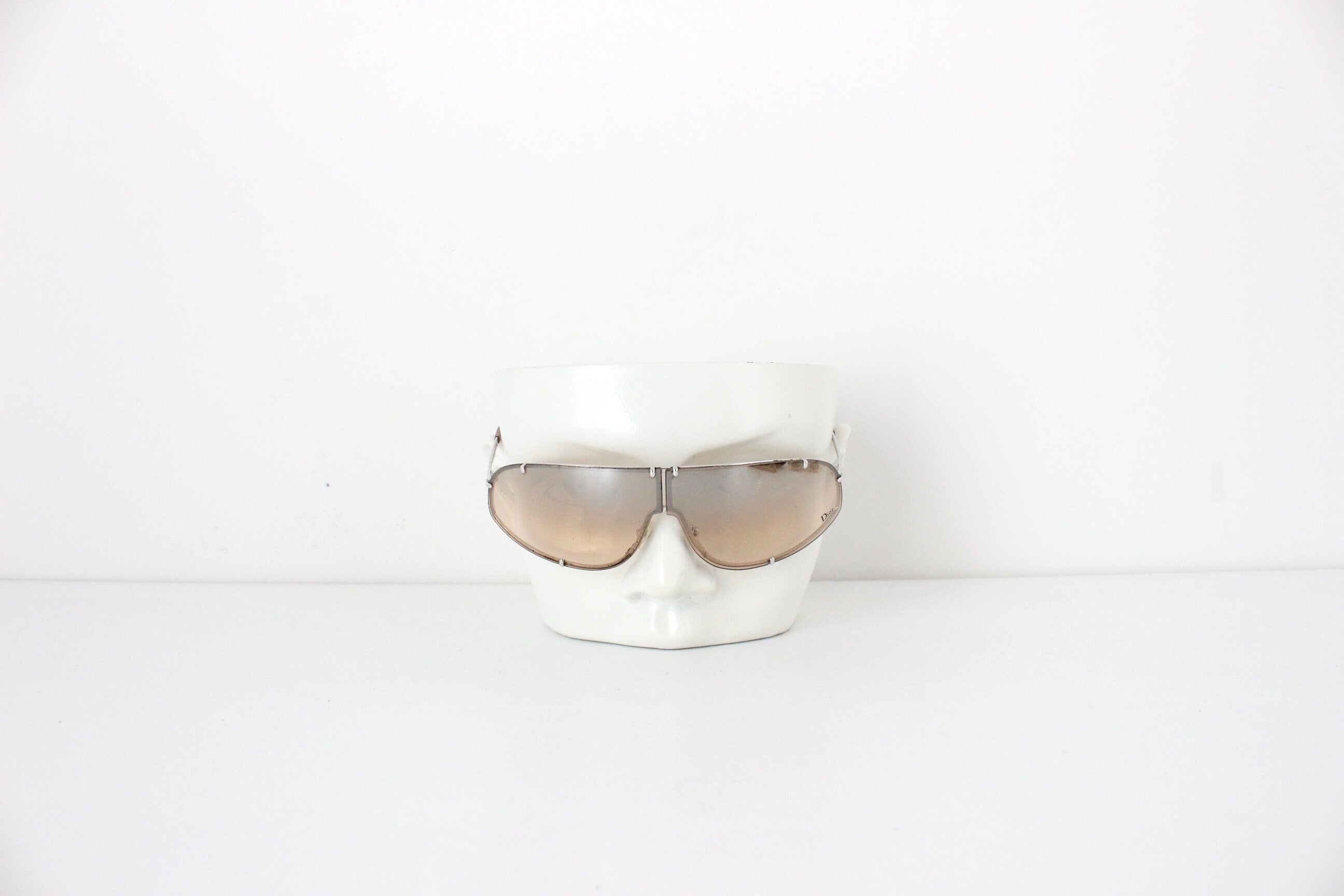 Y2K DIOR by Galliano 'Cossack' Shield Sunglasses